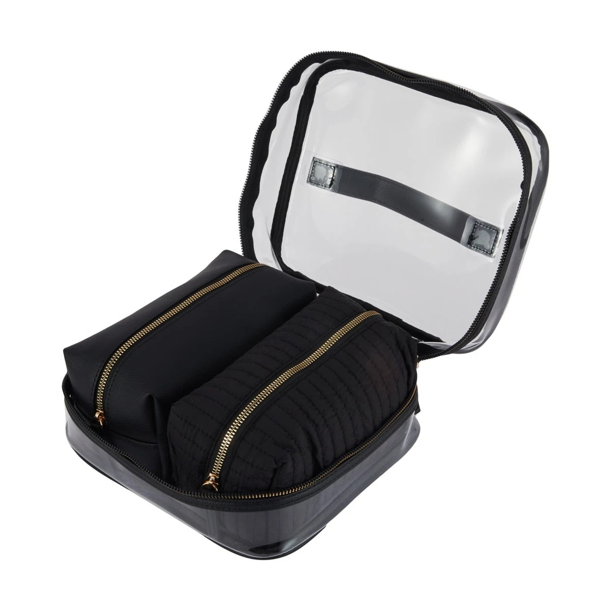 3 OXX Cosmetics 3 Piece Makeup Bag Set, 3 of 6