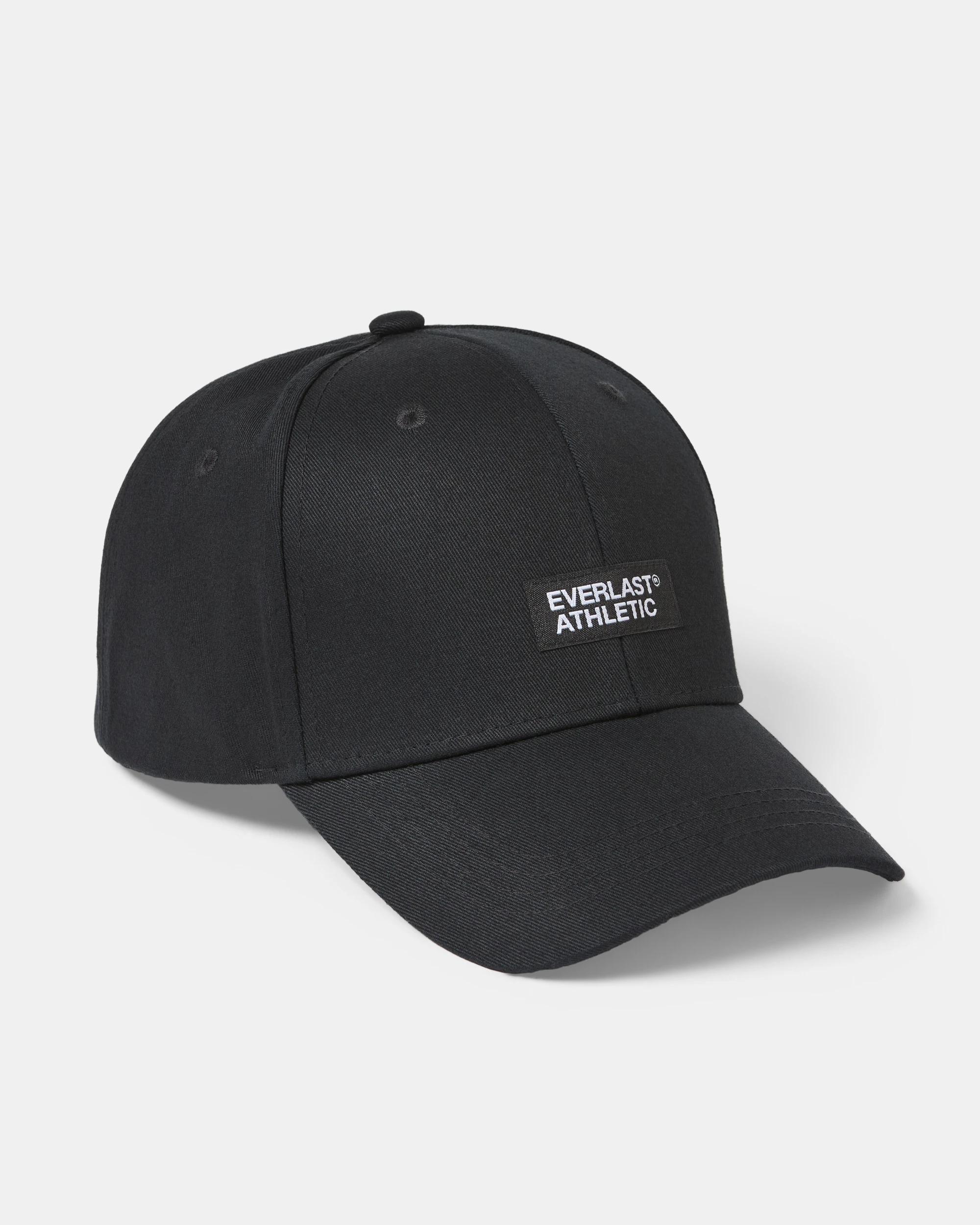 1 Everlast Mens Badge Cap Black, 1 of 4