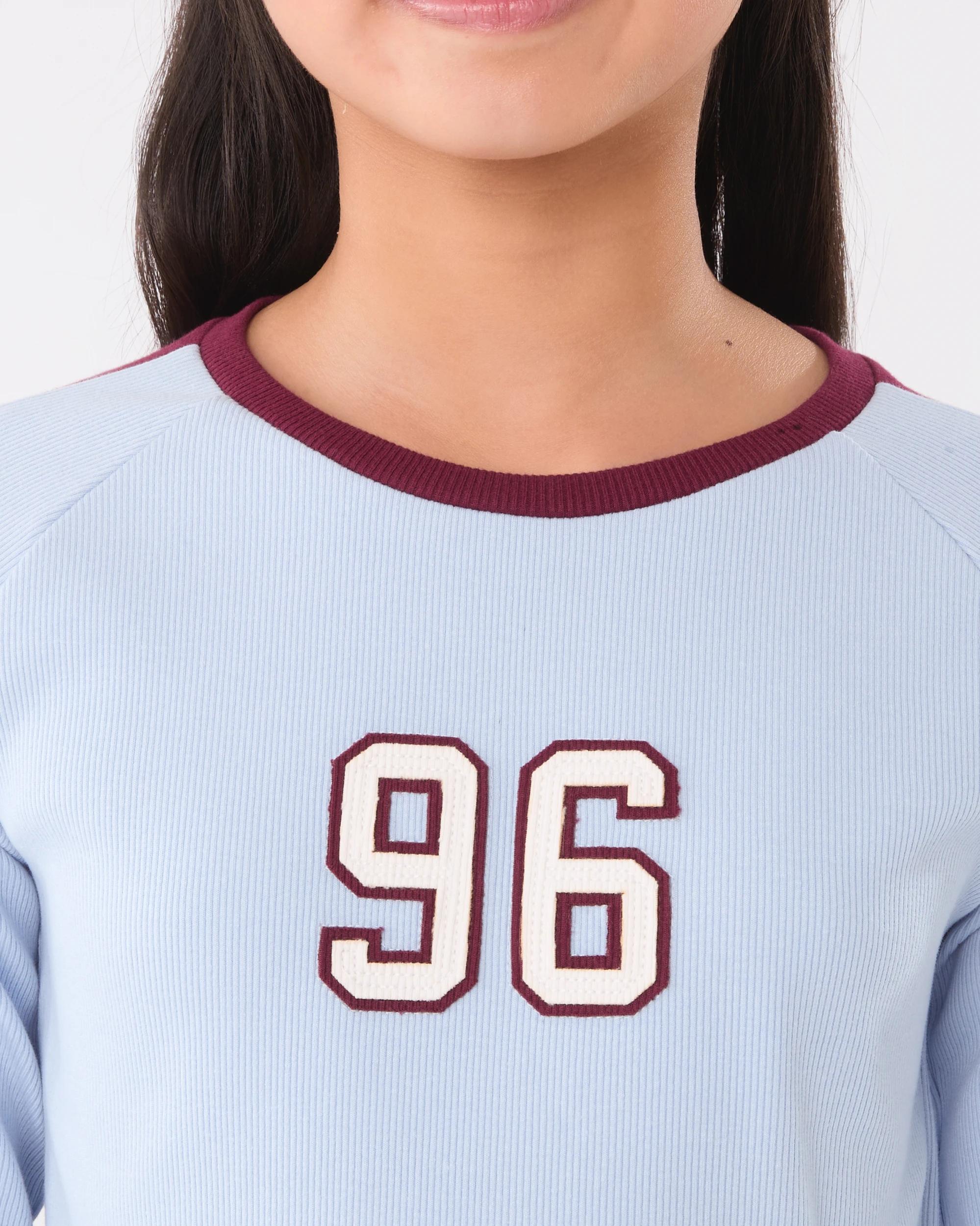 5 Long Sleeve Rib Top Blu Number, 5 of 7