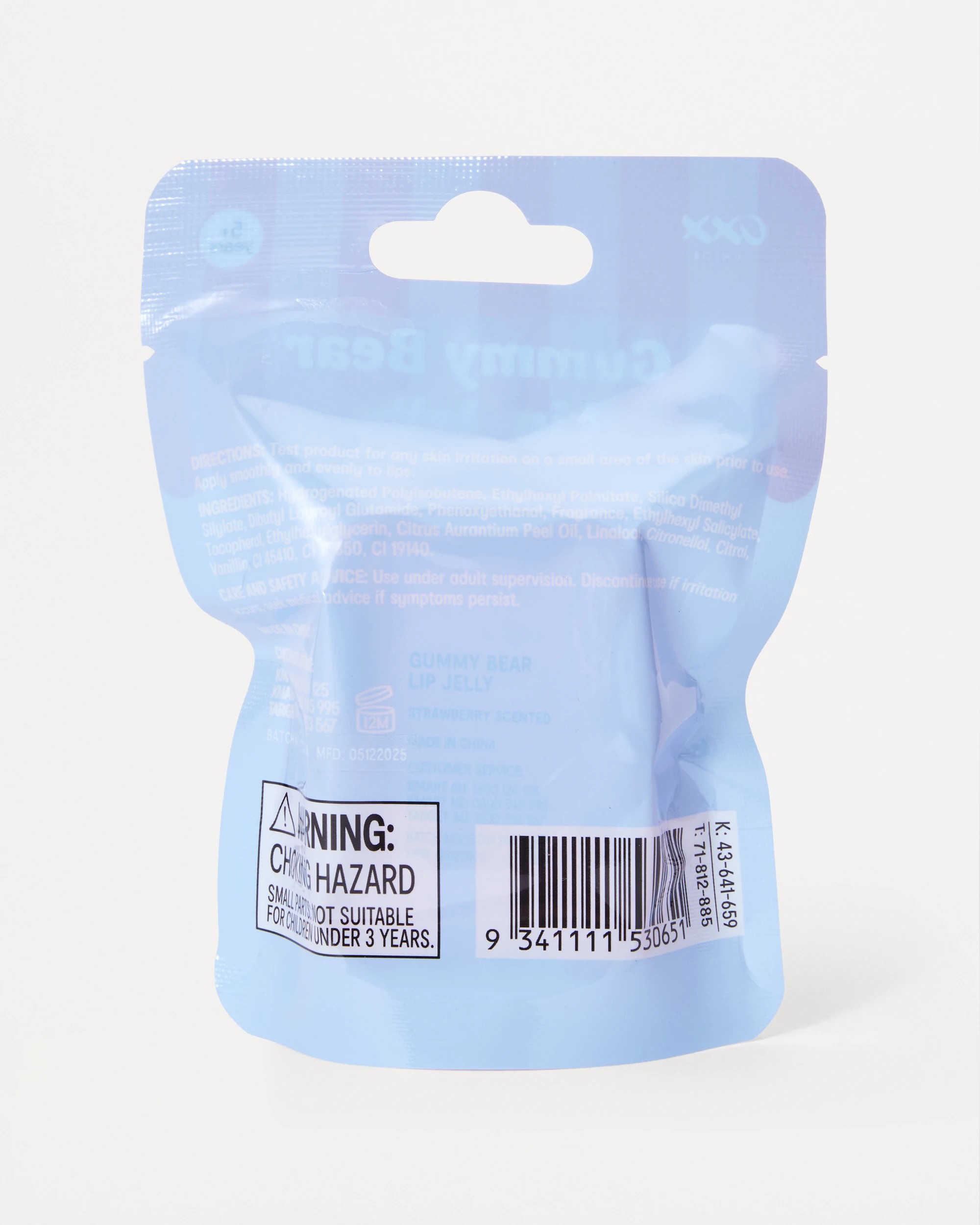 6 OXX Junior Gummy Bear Lip Jelly - Strawberry Scented, 6 of 6