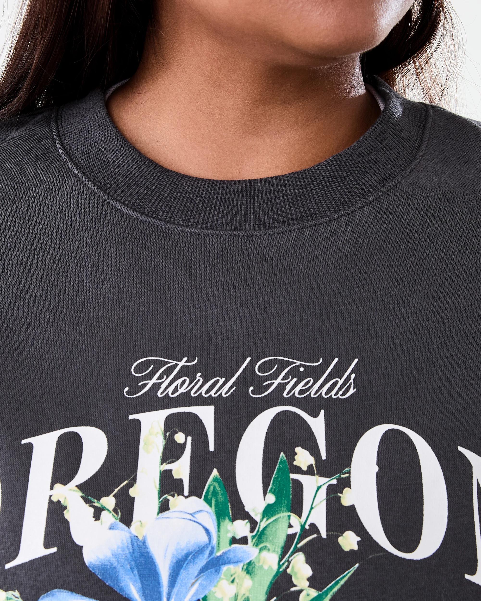 6 Curve Long Sleeve Crew Neck Sweatshirt Oregon, 6 of 6