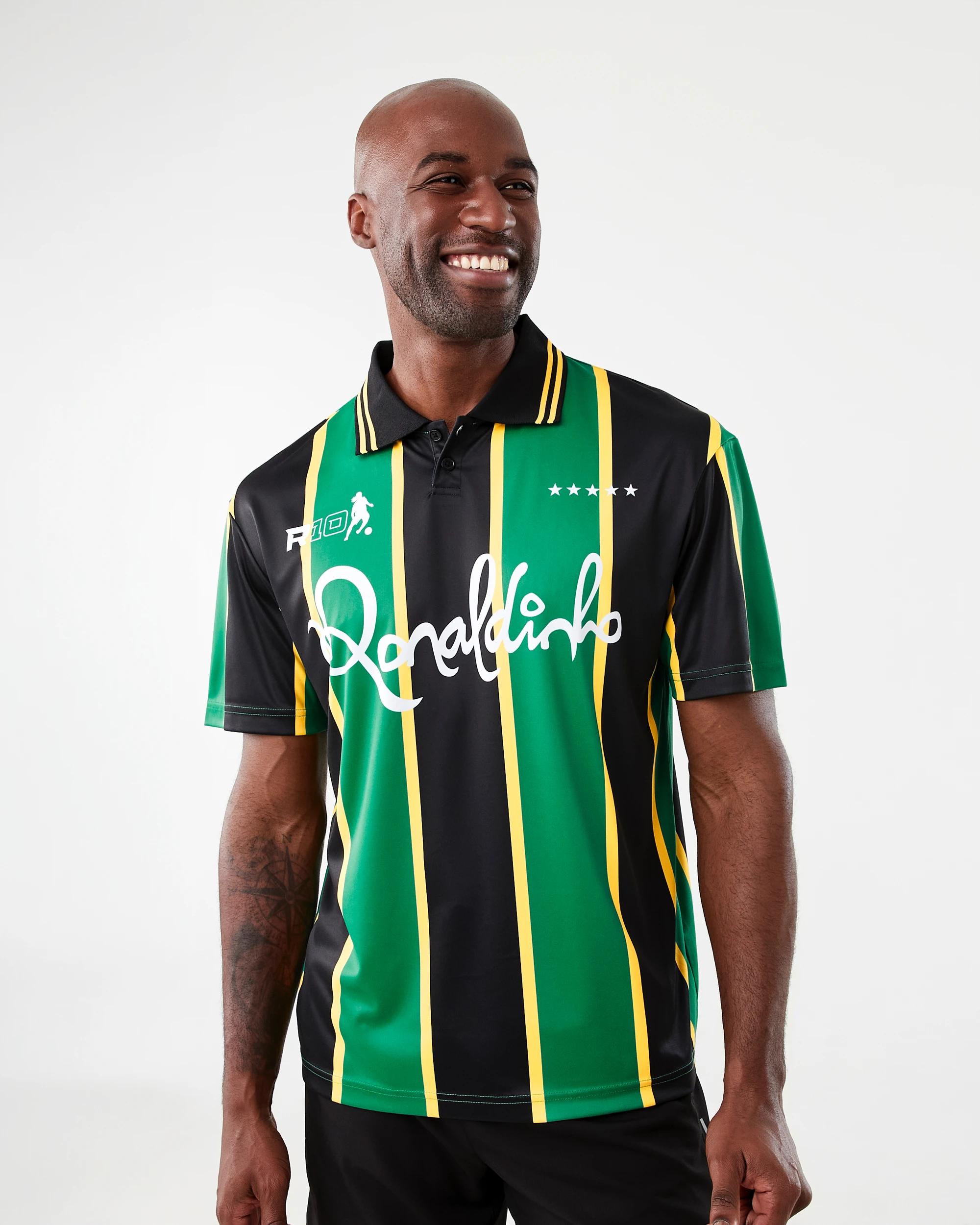 1 Ronaldinho Adult Jersey Black, 1 of 8