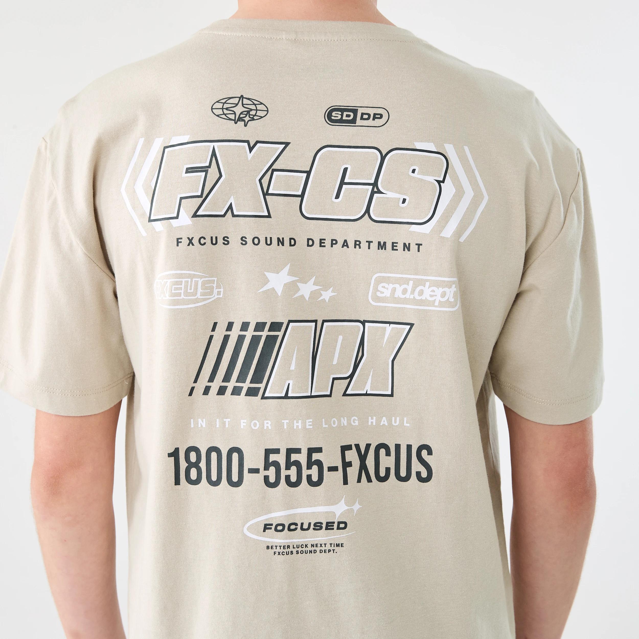 5 Short Sleeve Graphic Print T-shirt Bge Typogr, 5 of 7