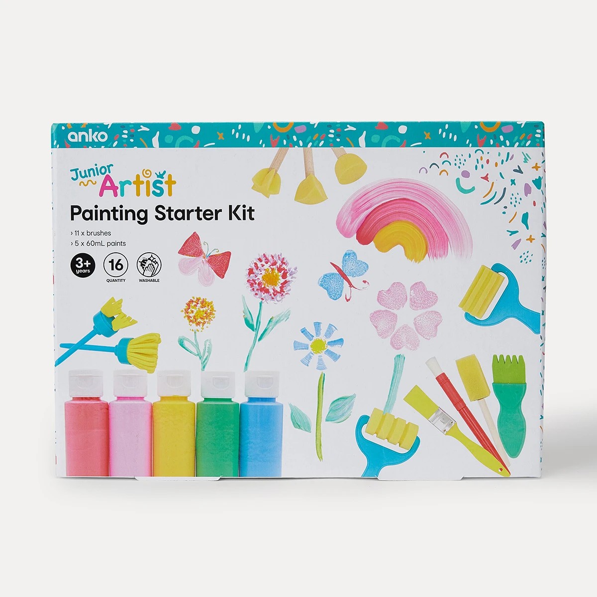 1 16 Pack Junior Artist Painting Starter Kit, 1 of 10