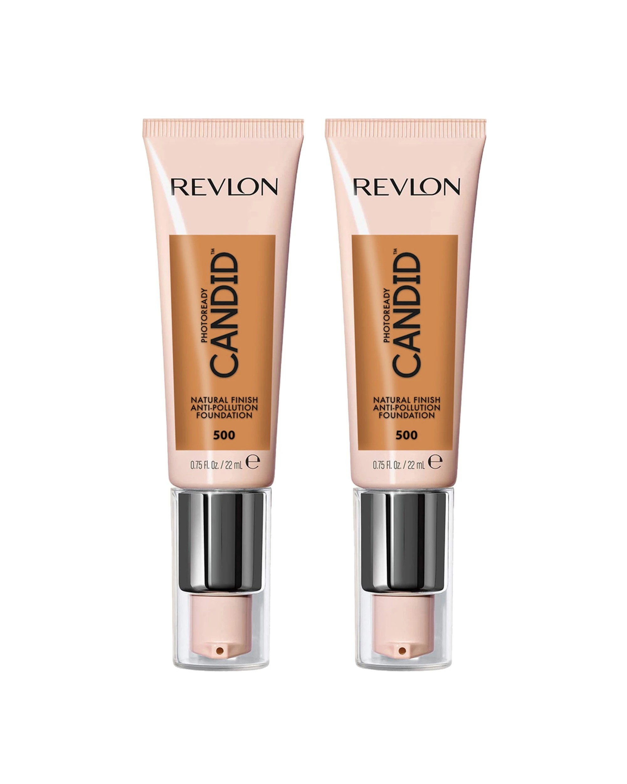 1 Revlon Photoready Candid Natural Finish Anti-pollution Foundation 22ml 500 Almond - 2 Pack, 1 of 1