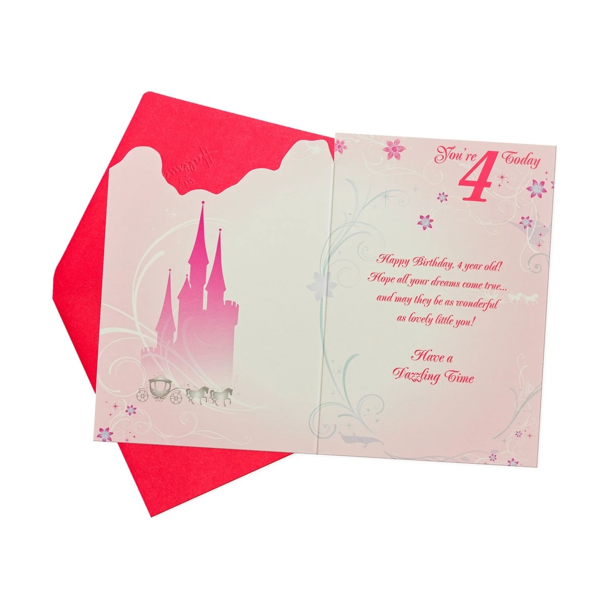 2 Hallmark Disney Princess Birthday Card - Age 4, 2 of 3