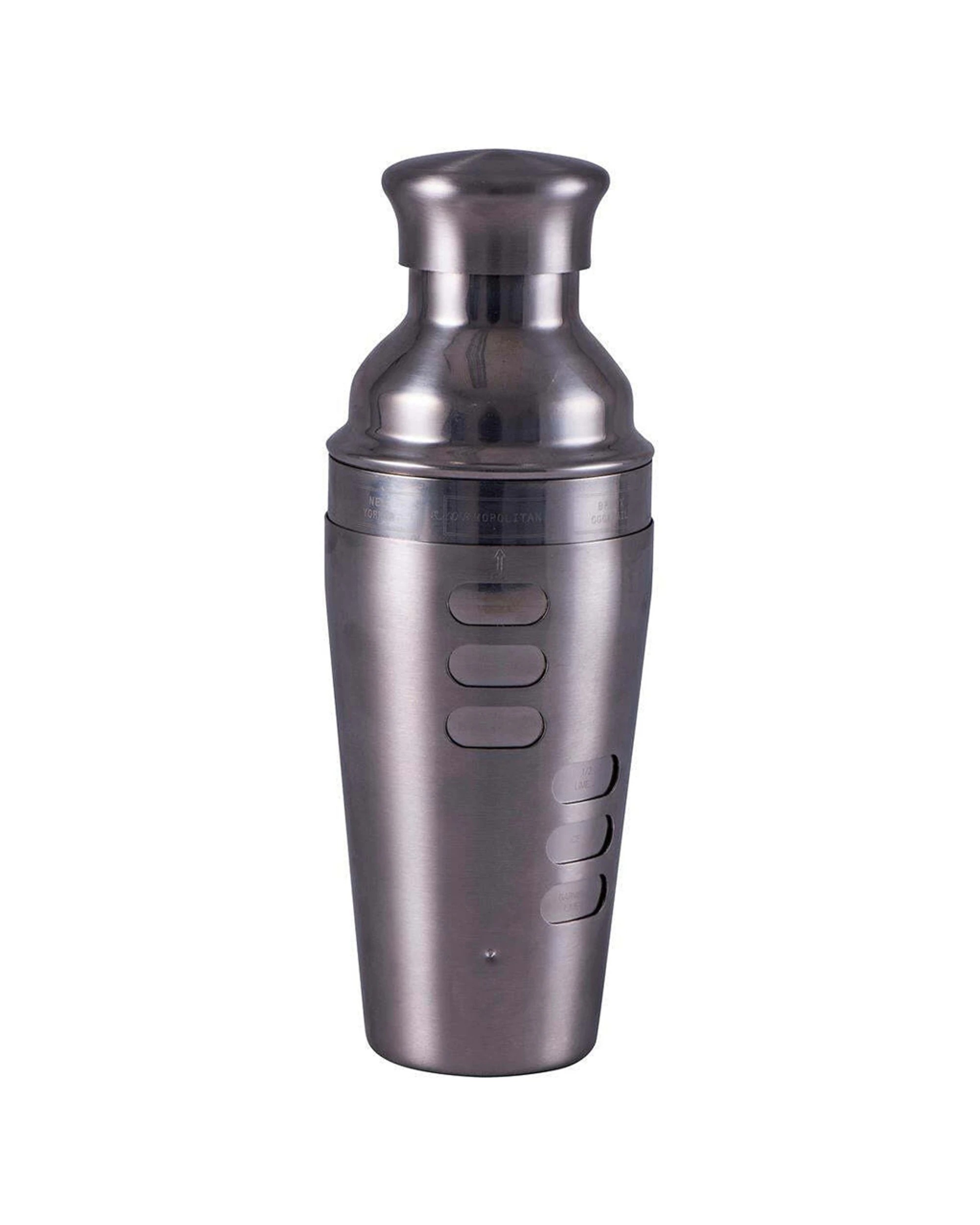 1 Avanti Dial A Drink Stainless Steel Cocktail Shaker 750ml With Instructions - Silver, 1 of 1