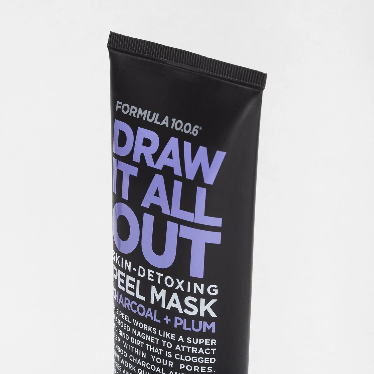 4 Formula 10.0.6 Draw It All Out Skin-Detoxing Peel Mask 100ml - Charcoal & Plum, 4 of 5