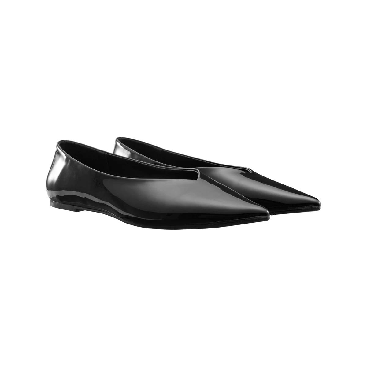 3 Pointed Toe Flats Black, 3 of 3
