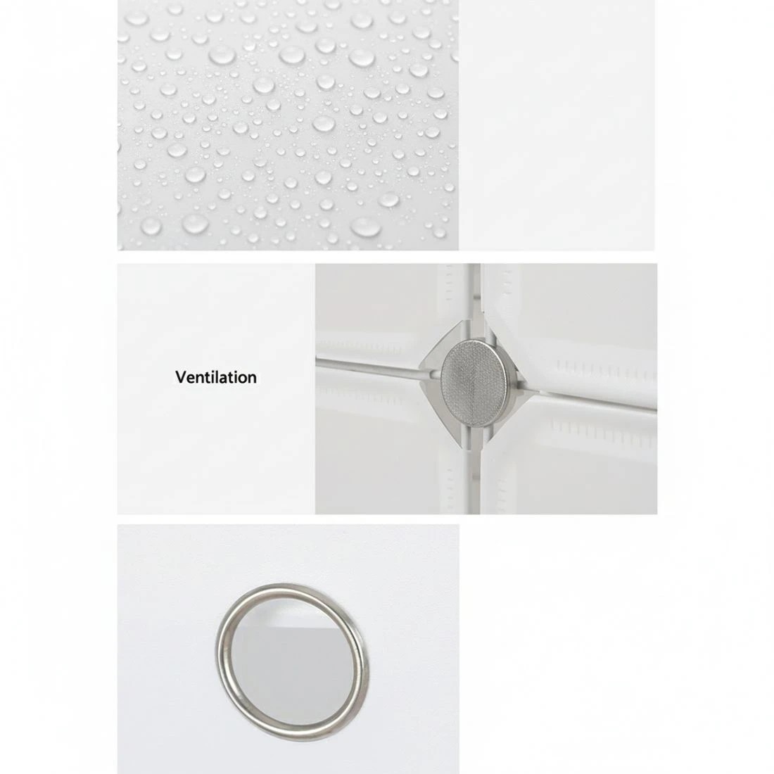 4 Artiss Shoe Rack DIY 12 Storage Cube Stackable - White, 4 of 5