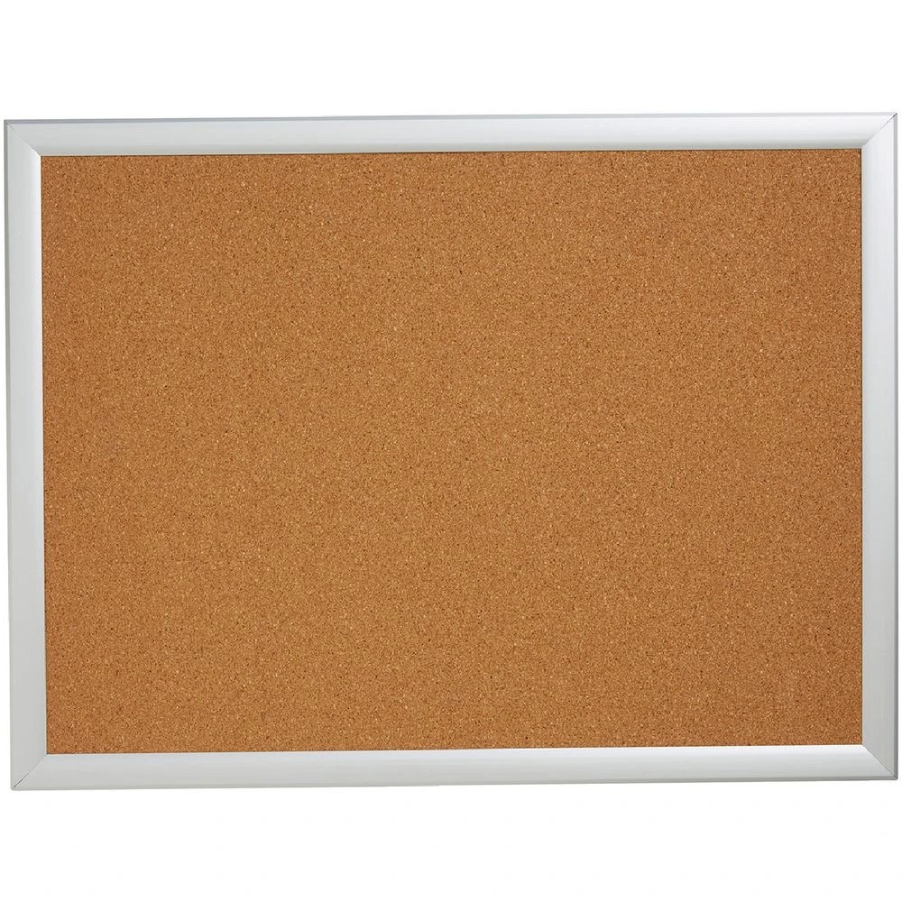 1 J.Burrows Aluminium Frame Corkboard 600 x 450mm, 1 of 2