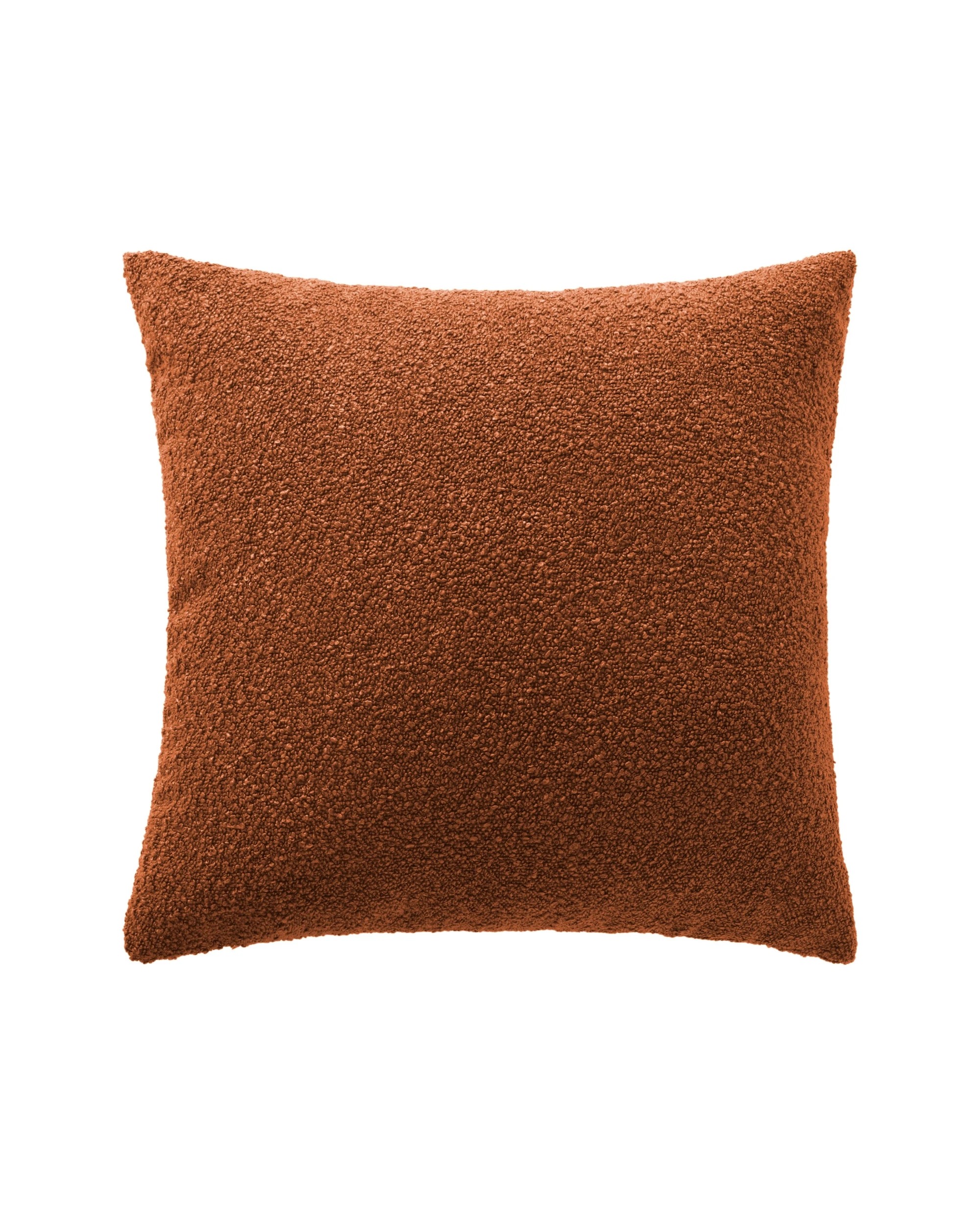 1 Cadence & Co. Blake Boucle Cushion 50x50cm - Rust, 1 of 6