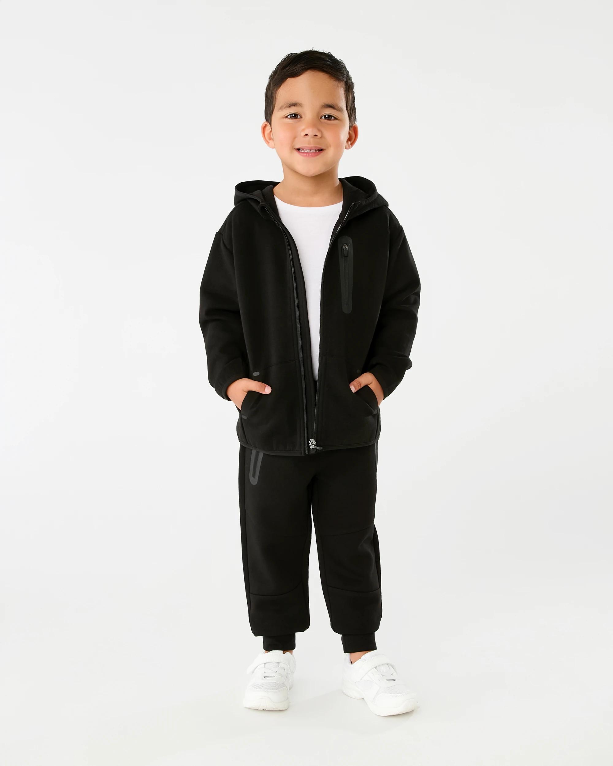 6 Active Kids Hoodie Black, 6 of 6