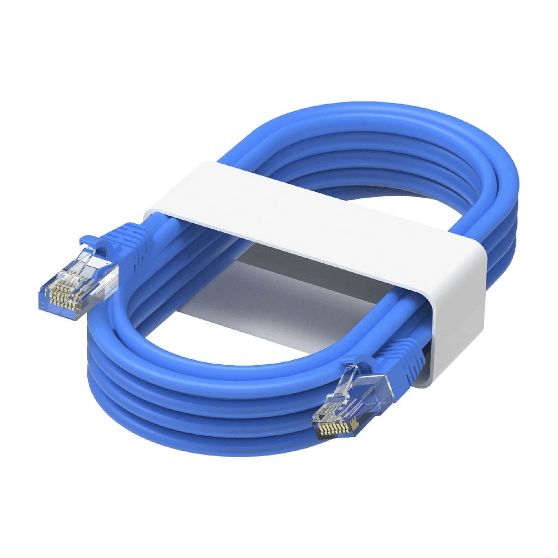 3 Comsol RJ45 Cat 6 Patch Cable 3m Blue 12 Pack, 3 of 3