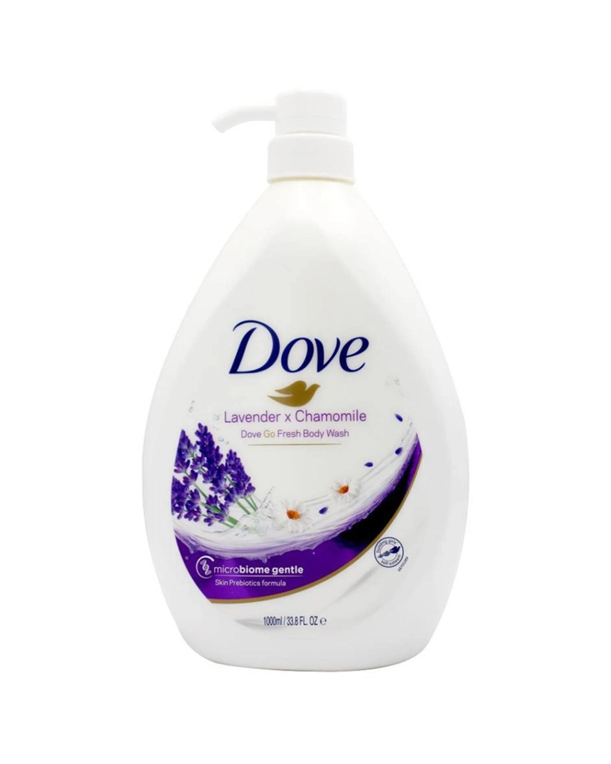2 Dove 3PK Body Wash Chamomile Microbiome Gentle 1000mL - White, 2 of 4