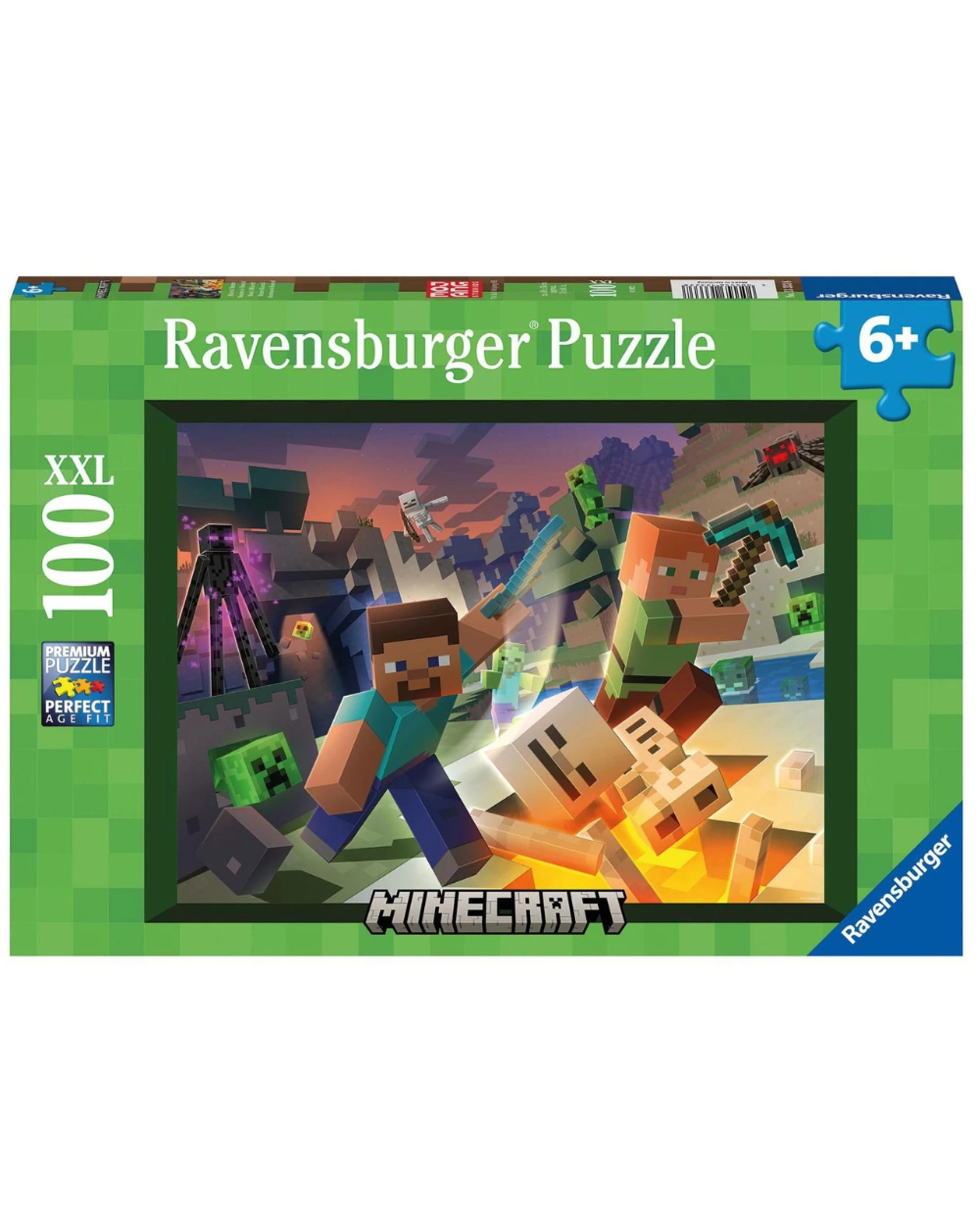 1 Ravensburger Minecraft Monster Minecraft 100 Piece Jigsaw Puzzle, 1 of 1