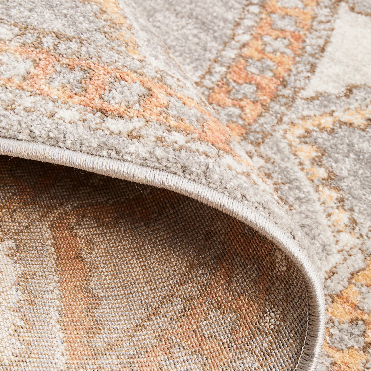 9 Common Ground Rugs Elite Caitlen 240x240cm - Large Round Power Loomed Pet Friendly Rug - Silver, 9 of 9