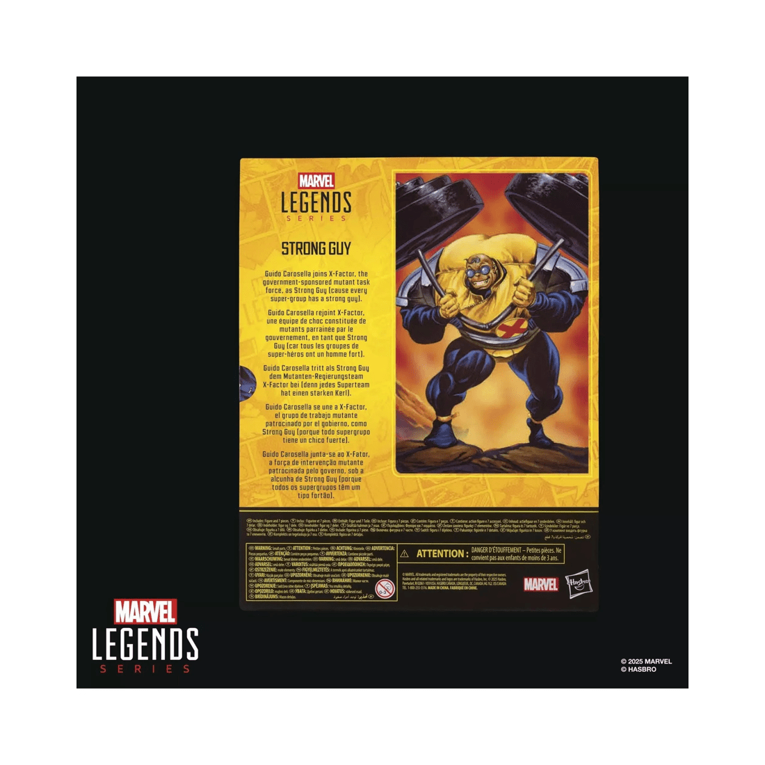 4 Hasbro Marvel Legends Series X-Factor Strong Guy Action Figure, 4 of 10