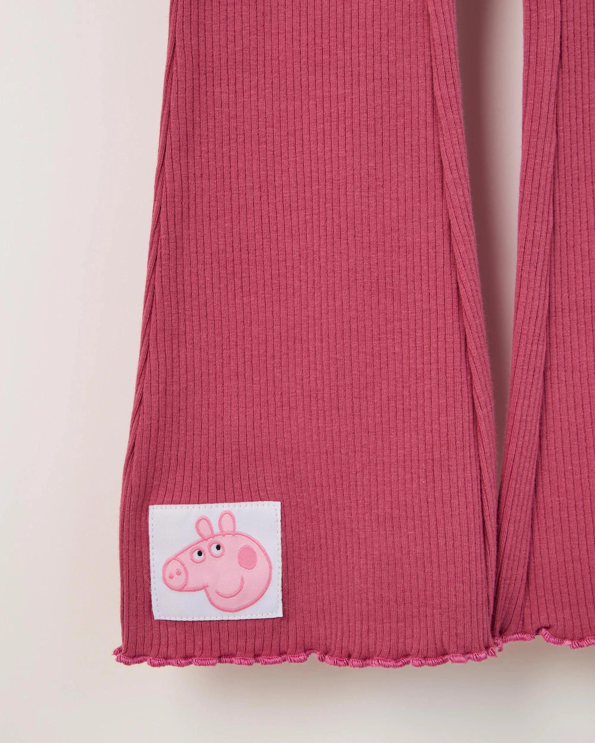 7 Peppa Pig Australian Cotton Top and Flare Pants Set , 7 of 7