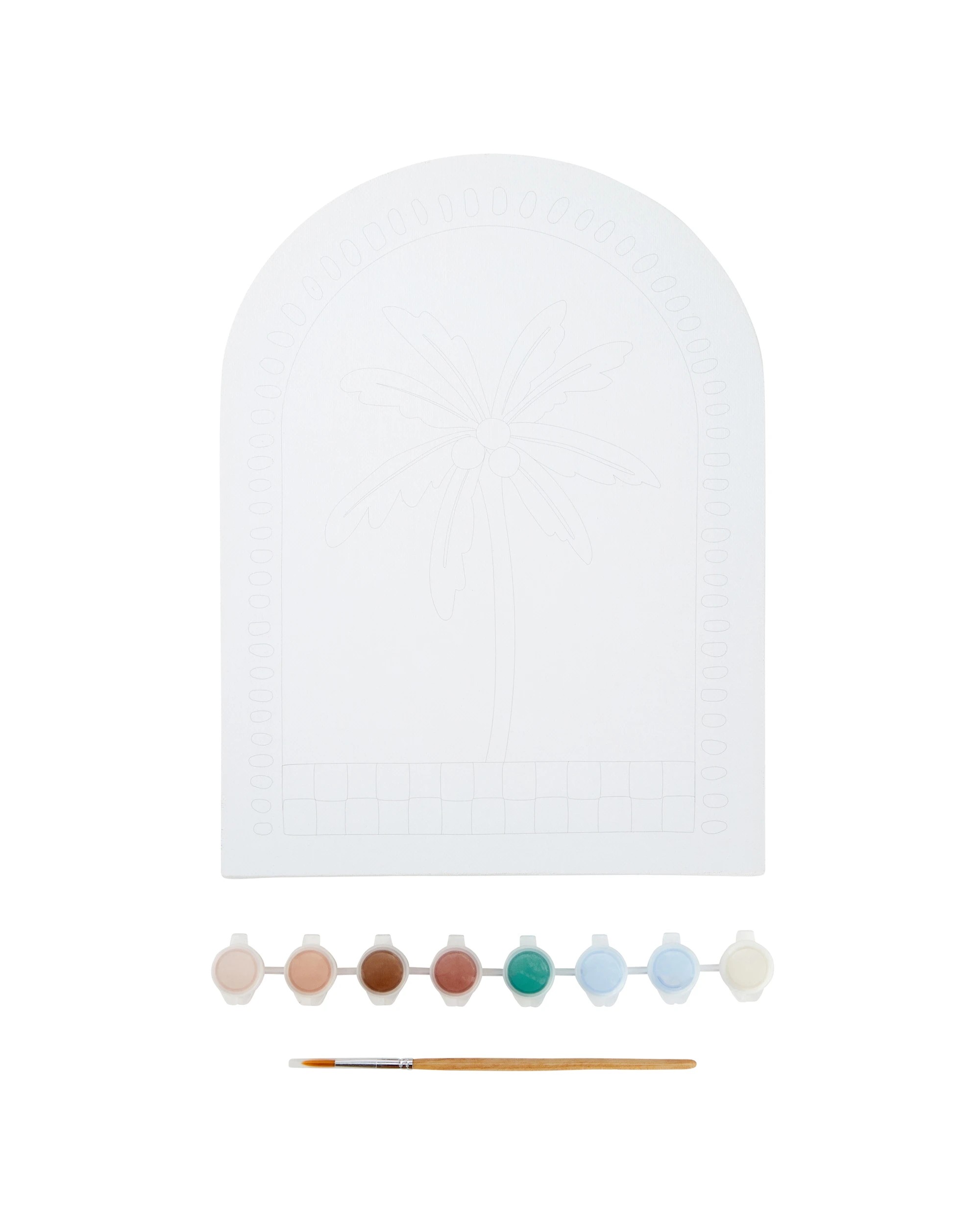 2 Paint Your Own Canvas Art Kit - Palm, 2 of 3