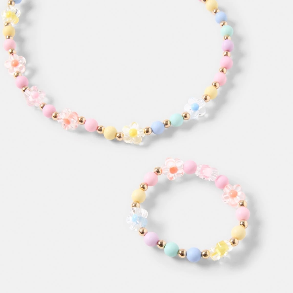 4 Pastel Necklace and Bracelet, 4 of 5