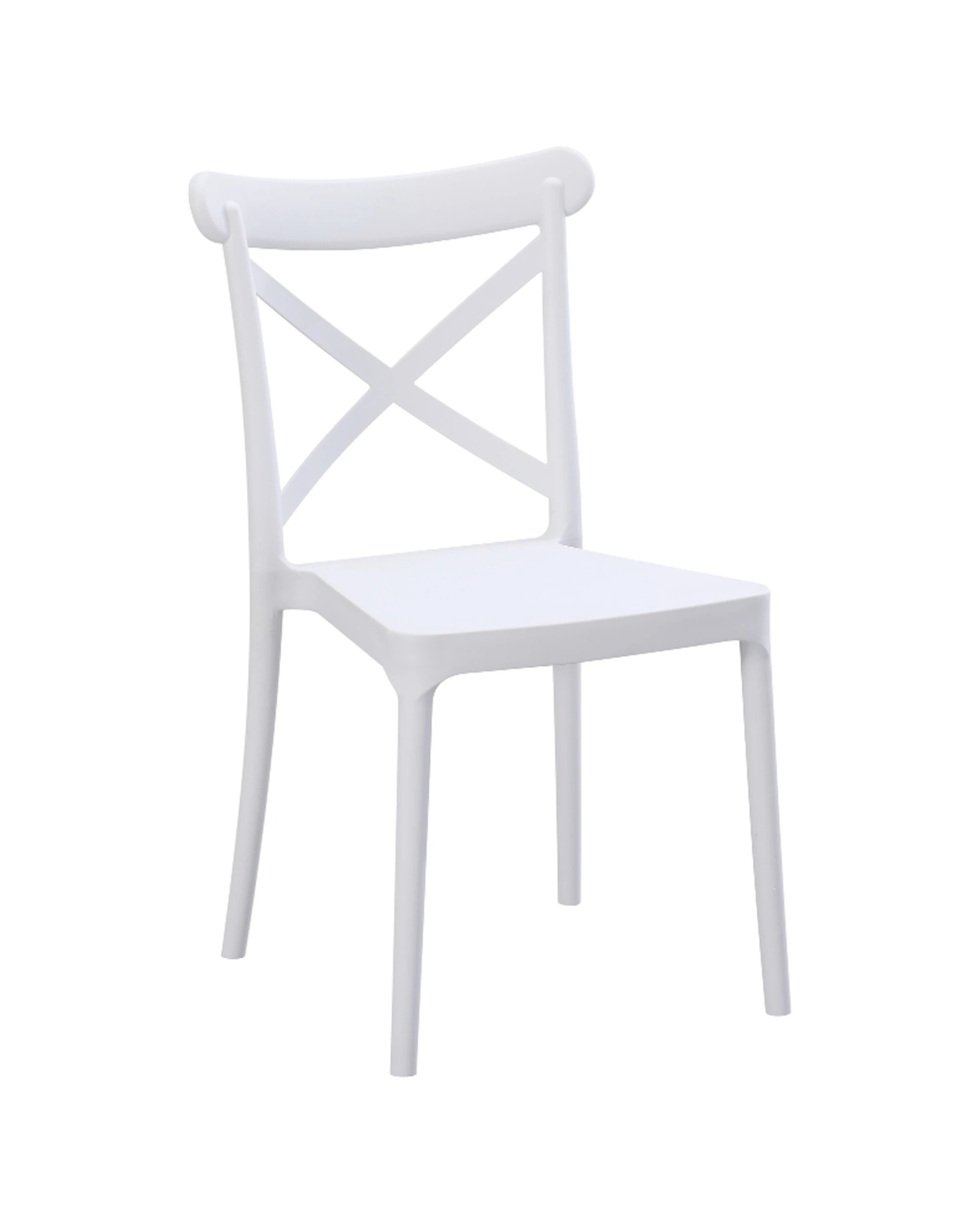 Fab Habitat Trancoso Stackable Outdoor Chair Single - White - Kmart