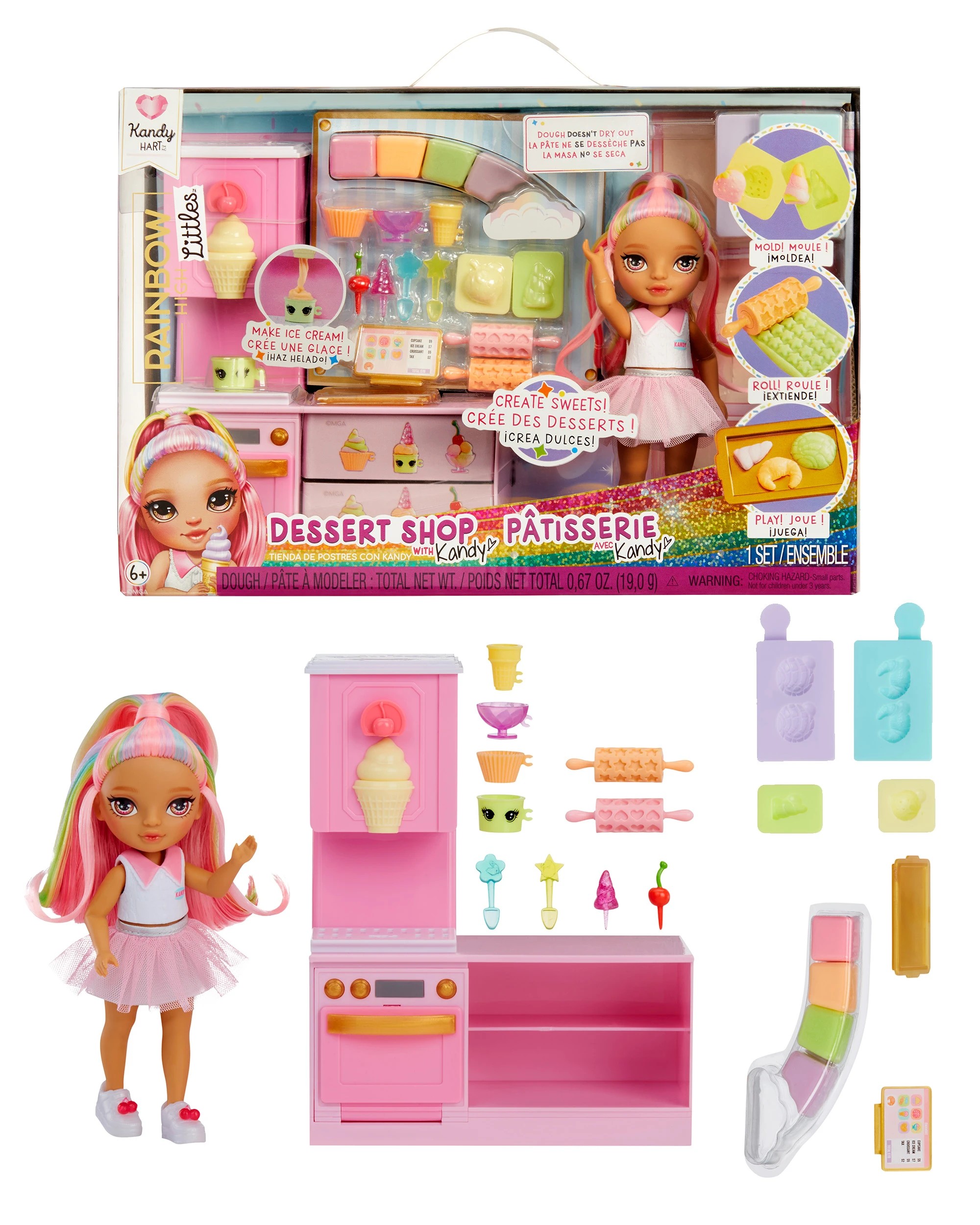 1 Rainbow High Little Dessert Shop with Kandy Playset - Multi, 1 of 5