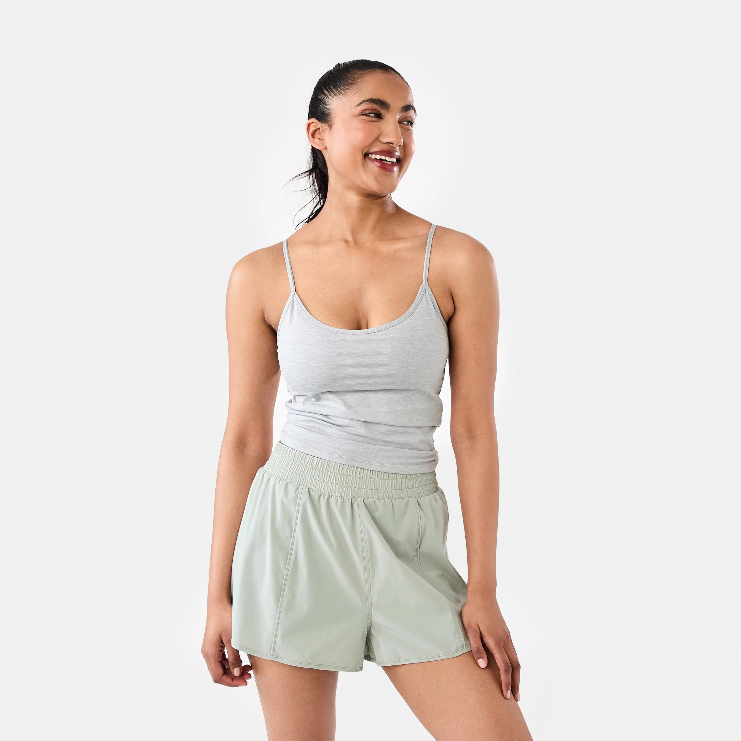 4 Active Womens Running Shorts LINDSEY GREEN, 4 of 7