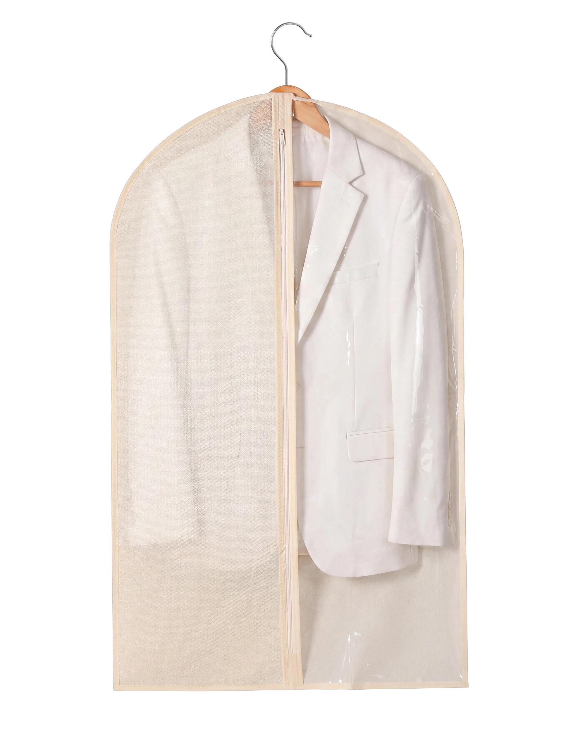 3 Takara Tiora Suit Garment Bag 5 Pack 60x100cm - Natural, 3 of 10