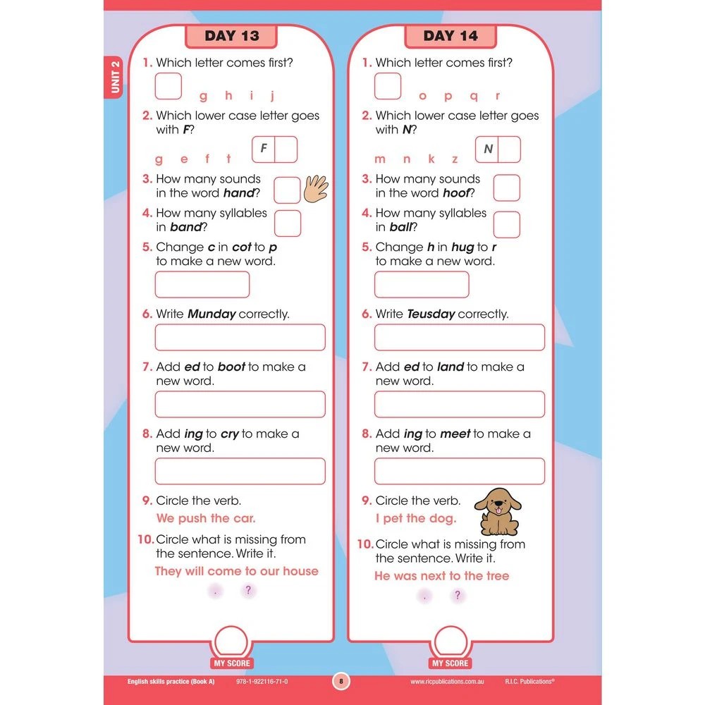 3 English Skills Practice Workbook A, 3 of 5