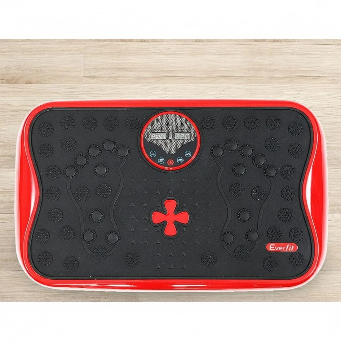 4 Everfit Vibration Machine Platform Vibrator with Resistance Rope Home Gym - Red, 4 of 7