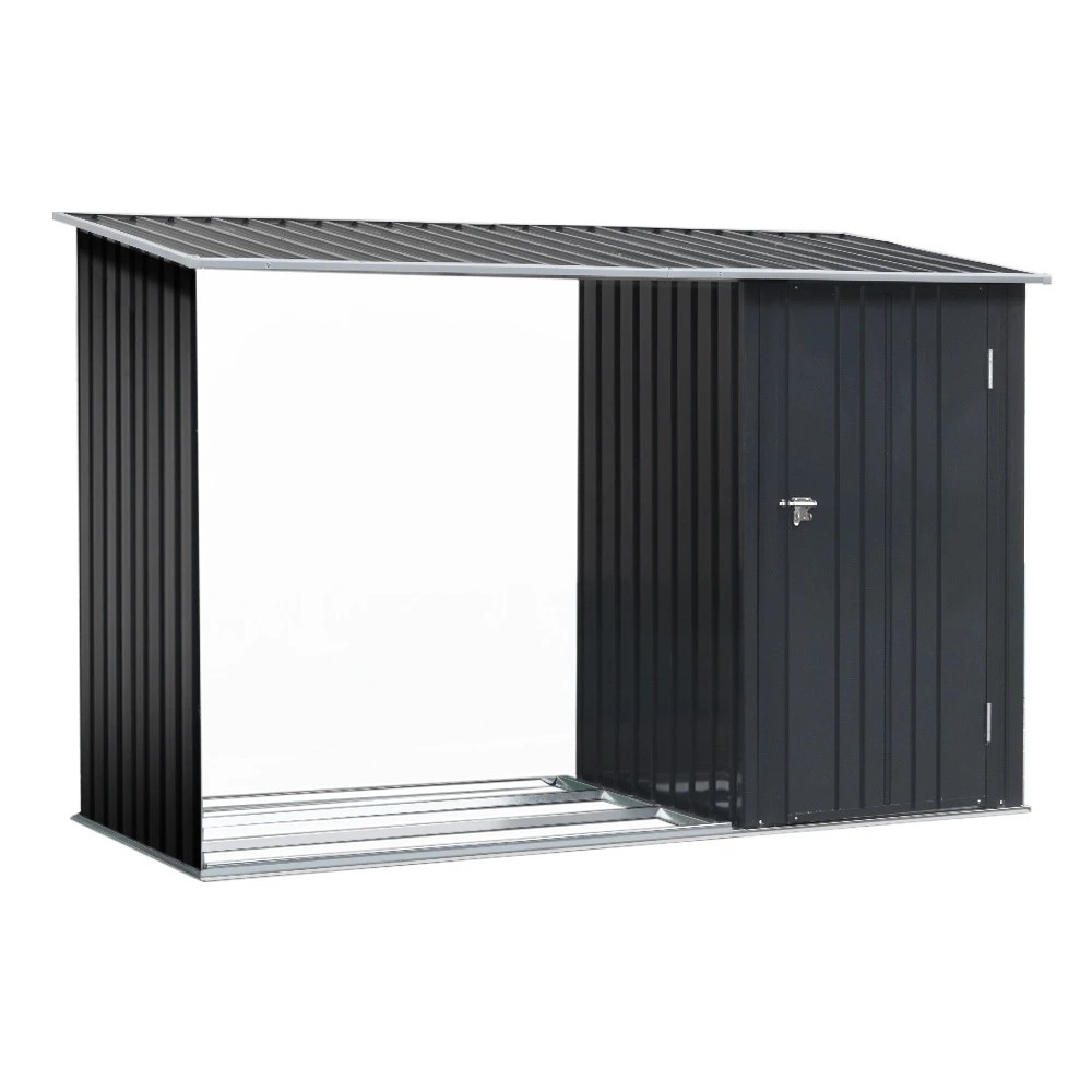 1 Giantz Garden Shed 2.49x1.04M Sheds Outdoor Tool Storage Workshop House Steel 2 - Grey, 1 of 1