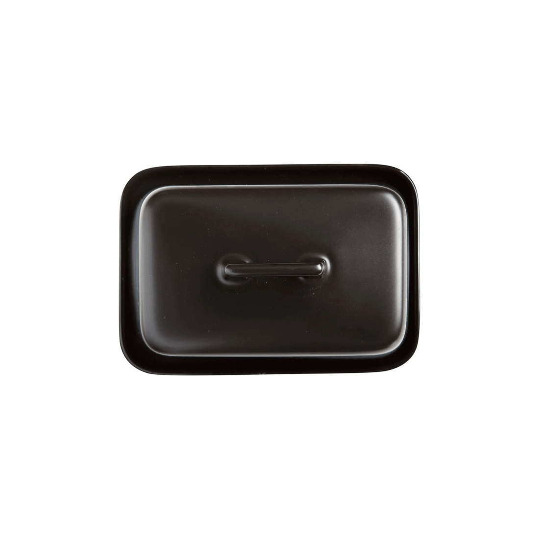 3 Maxwell & Williams Epicurious Butter Dish Porcelain 16.5cm Gift Boxed
 - Black, 3 of 3