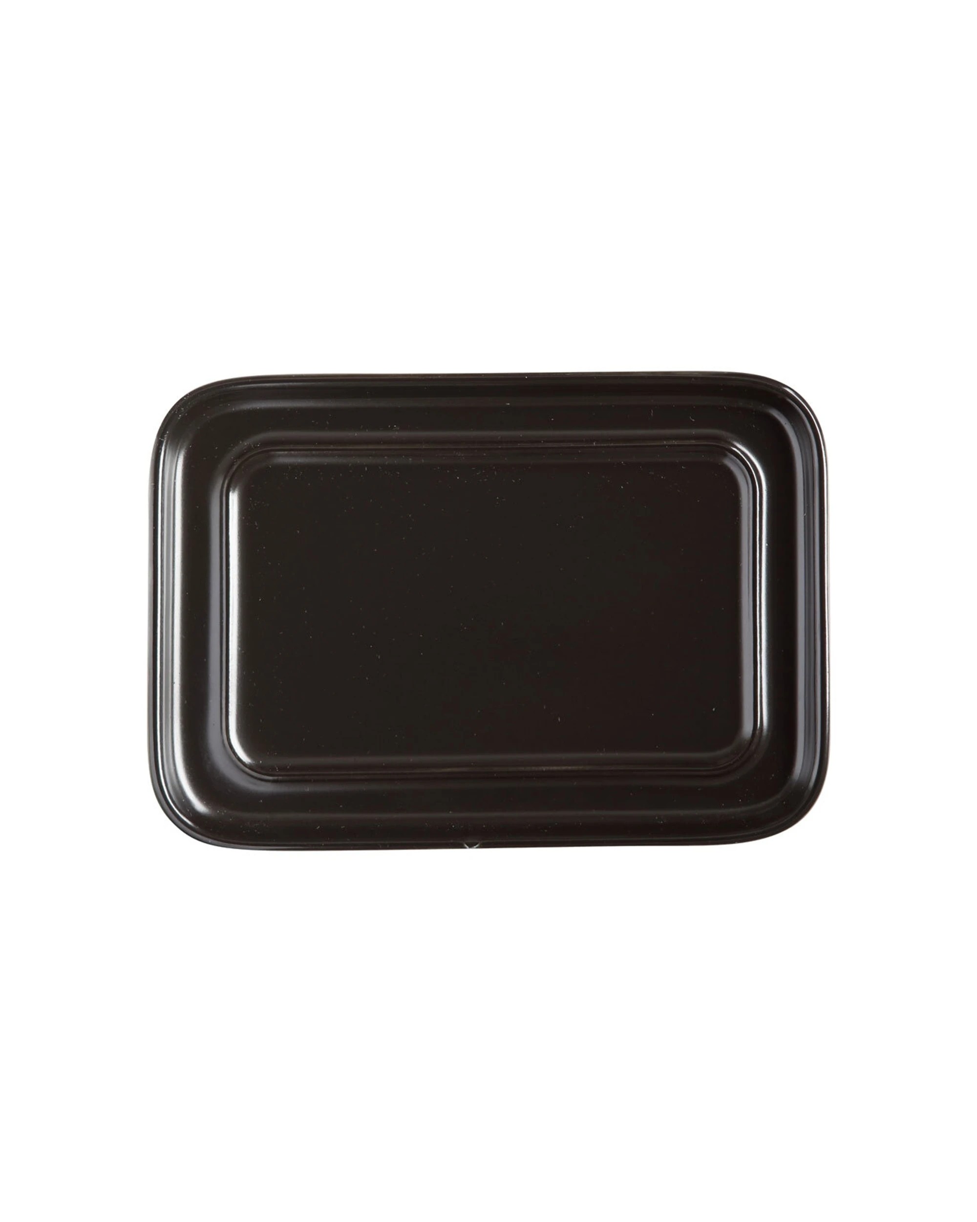 3 Maxwell & Williams Epicurious Butter Dish Porcelain 16.5cm Gift Boxed - Black, 3 of 3