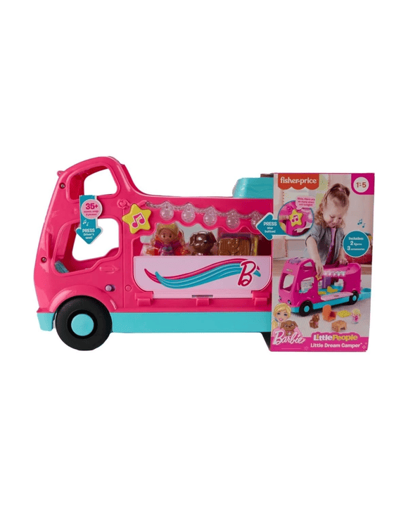Little People Barbie Little Dreamcamper RV Playset | Pink | Fisher-Price