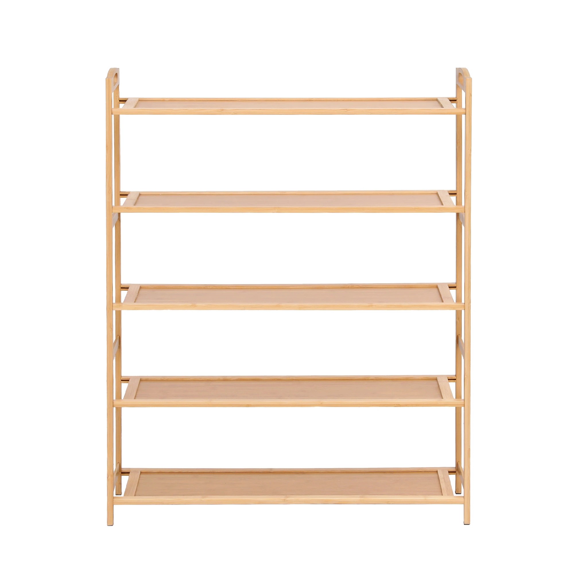 3 Artiss 5 Tier Shoe Rack Bamboo Storage Organiser - Natural, 3 of 3