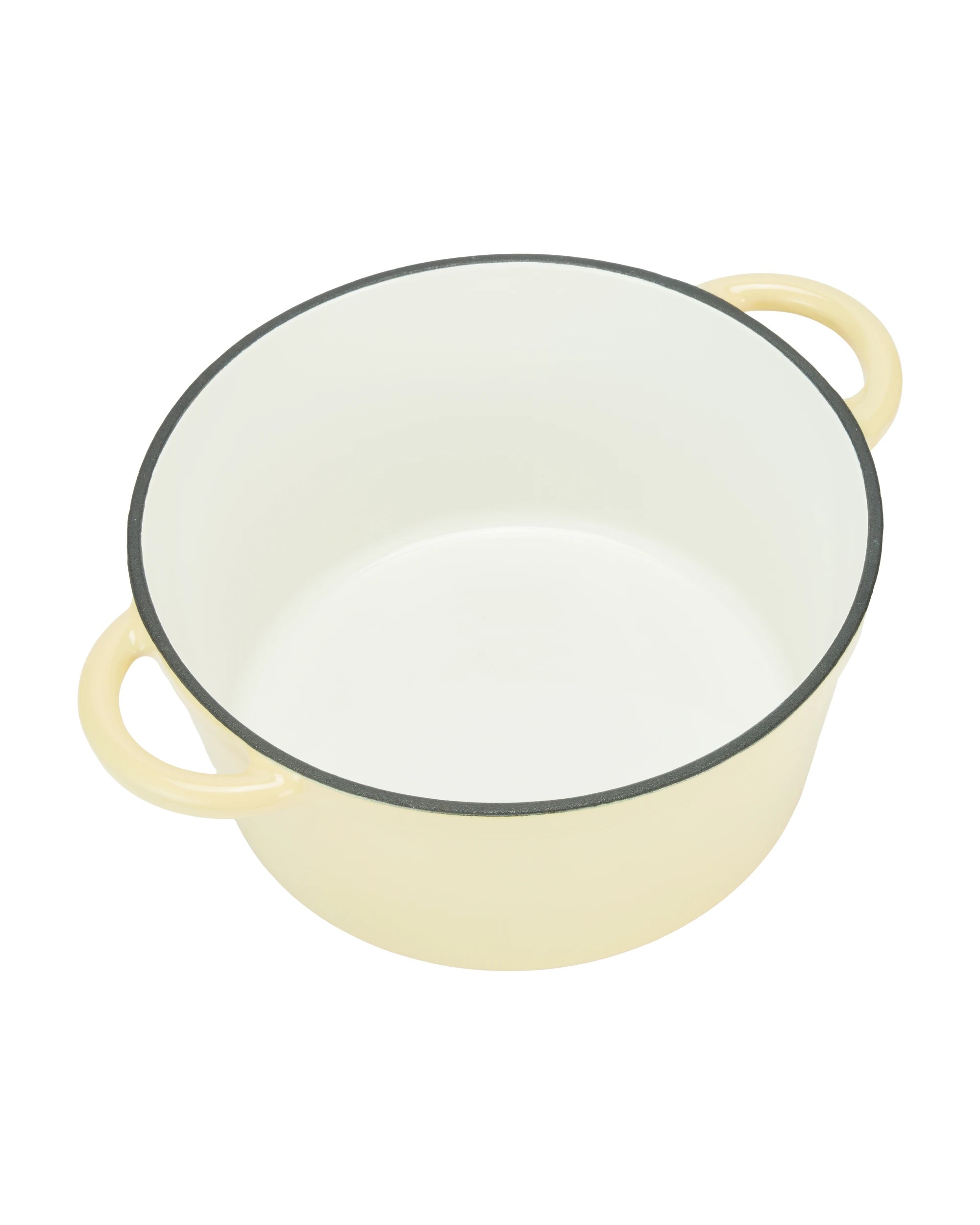 4 4L Cast Iron Casserole - Butter, 4 of 6