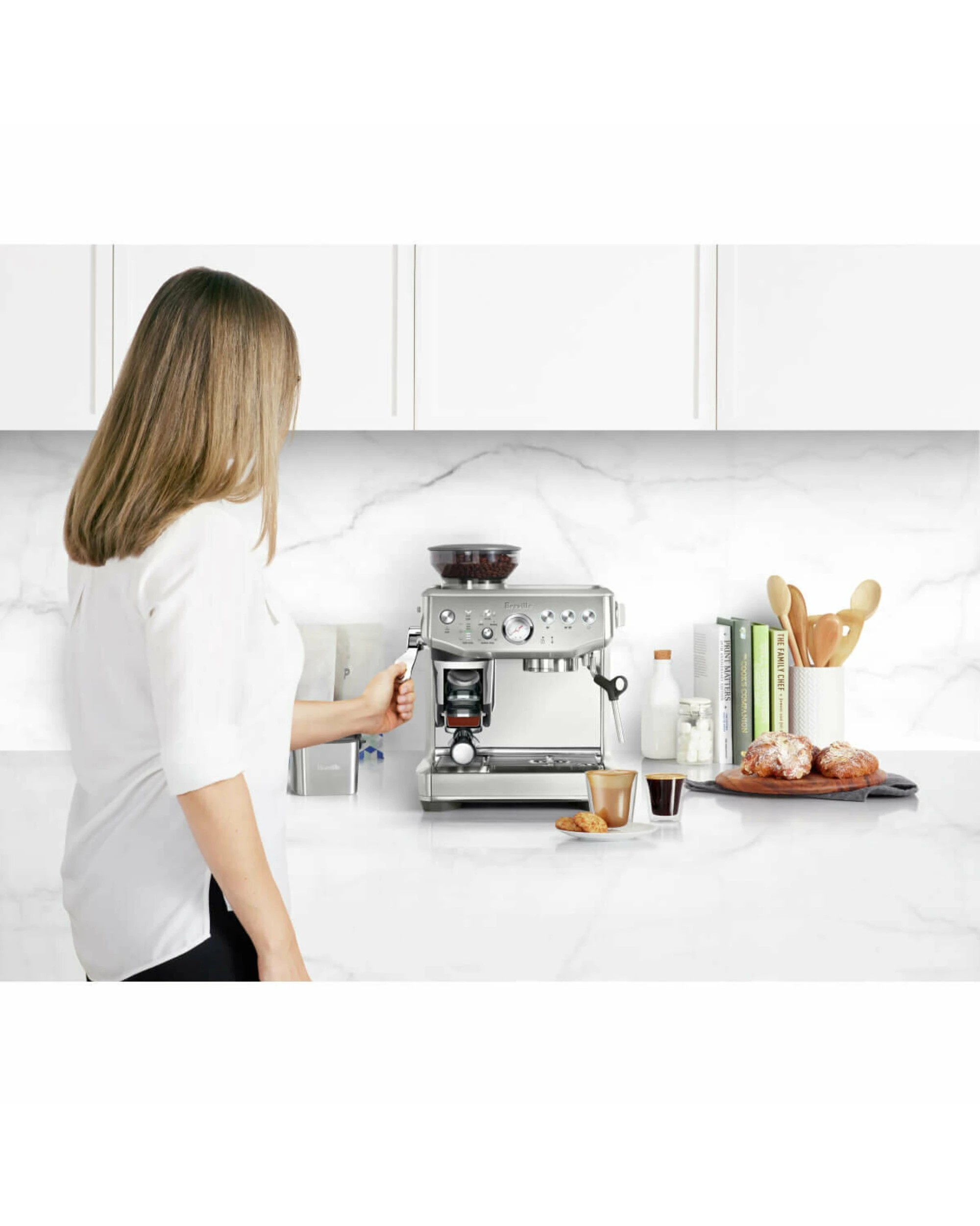 5 Breville Barista Express Impress Coffee Machine Stainless Steel, 5 of 5