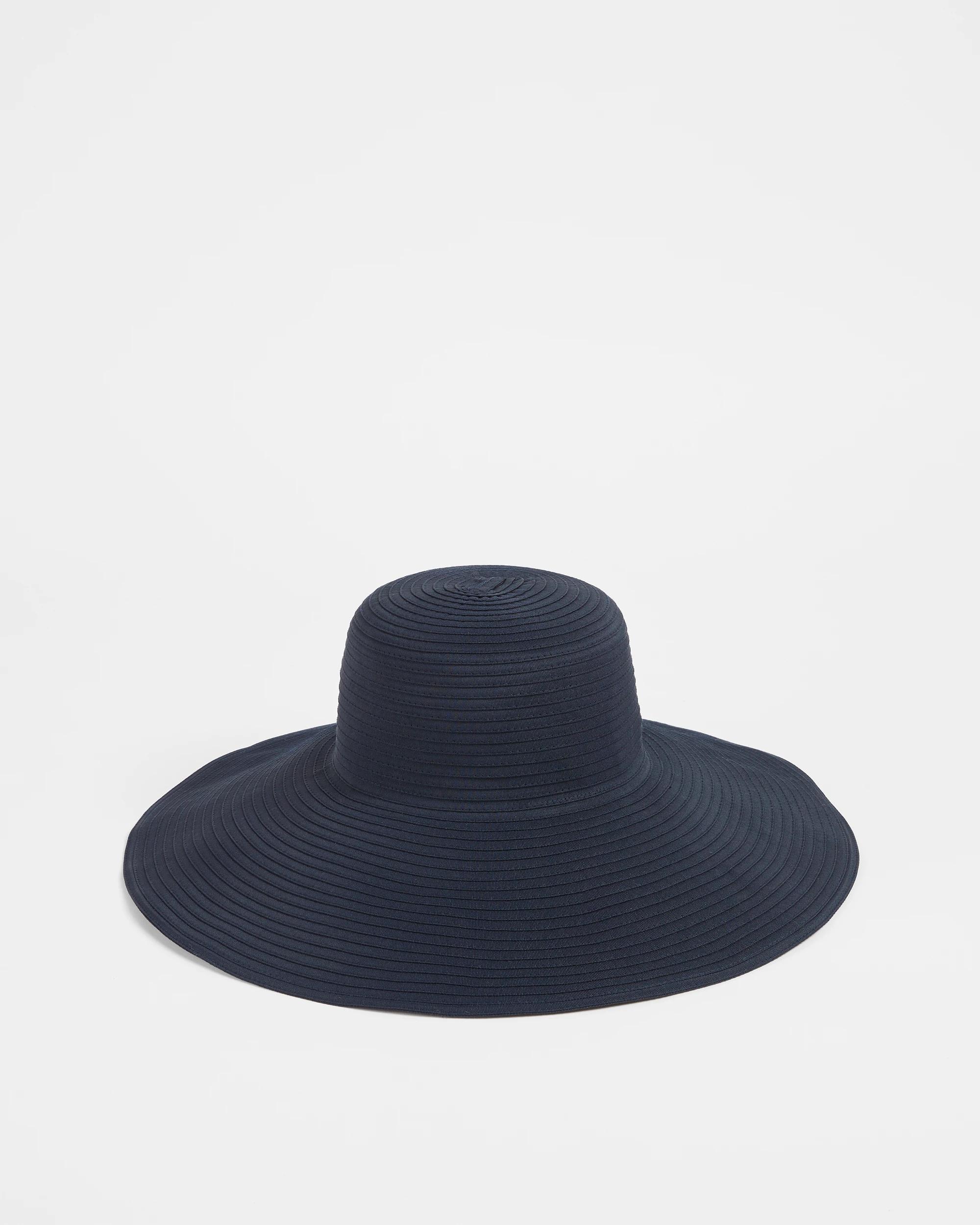 1 Target Packable Wide Brim Ufp50+ Sun Hat NAVY BLUE, 1 of 2