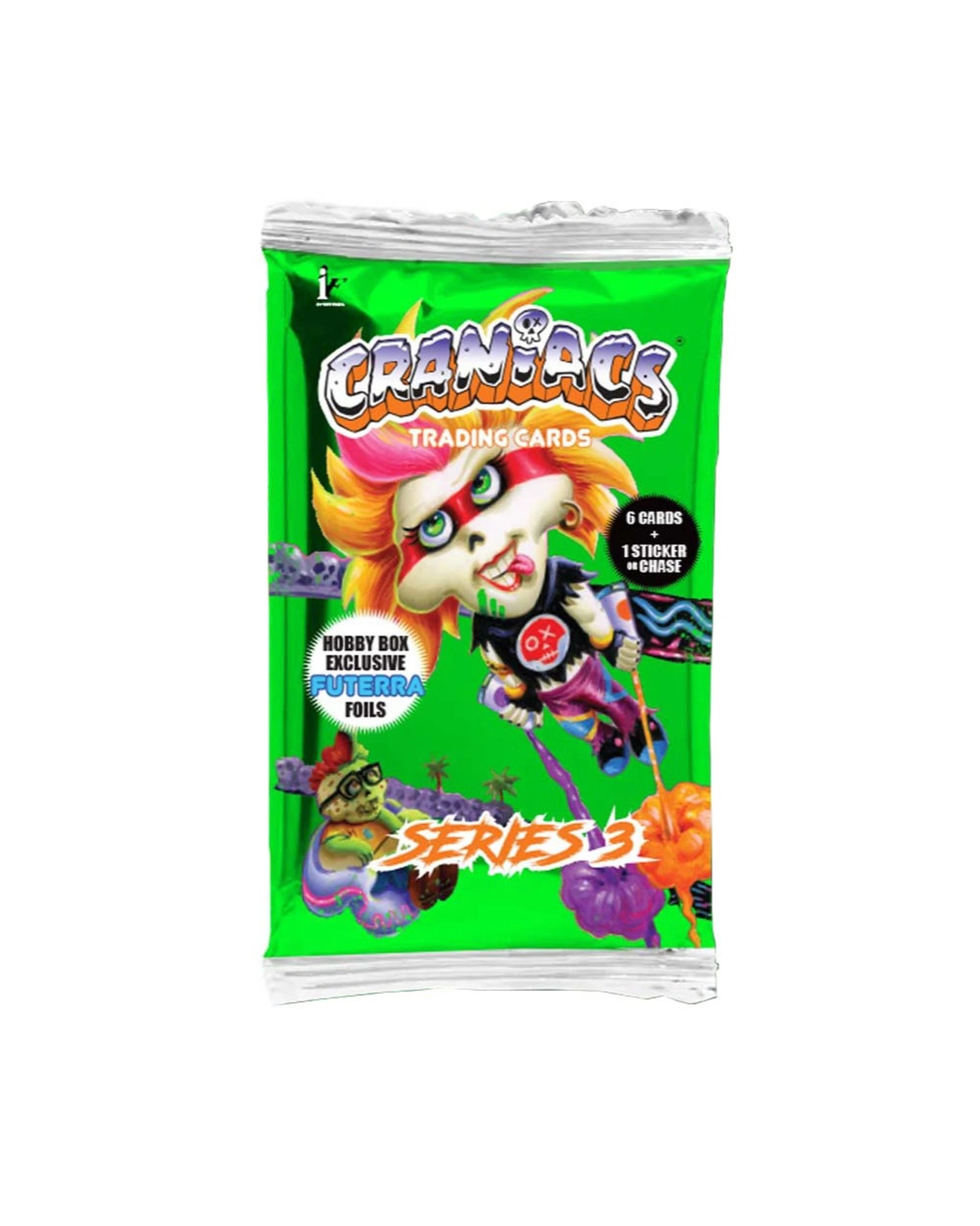1 Craniacs Trading Cards Series 3 Hobby Pack, 1 of 2