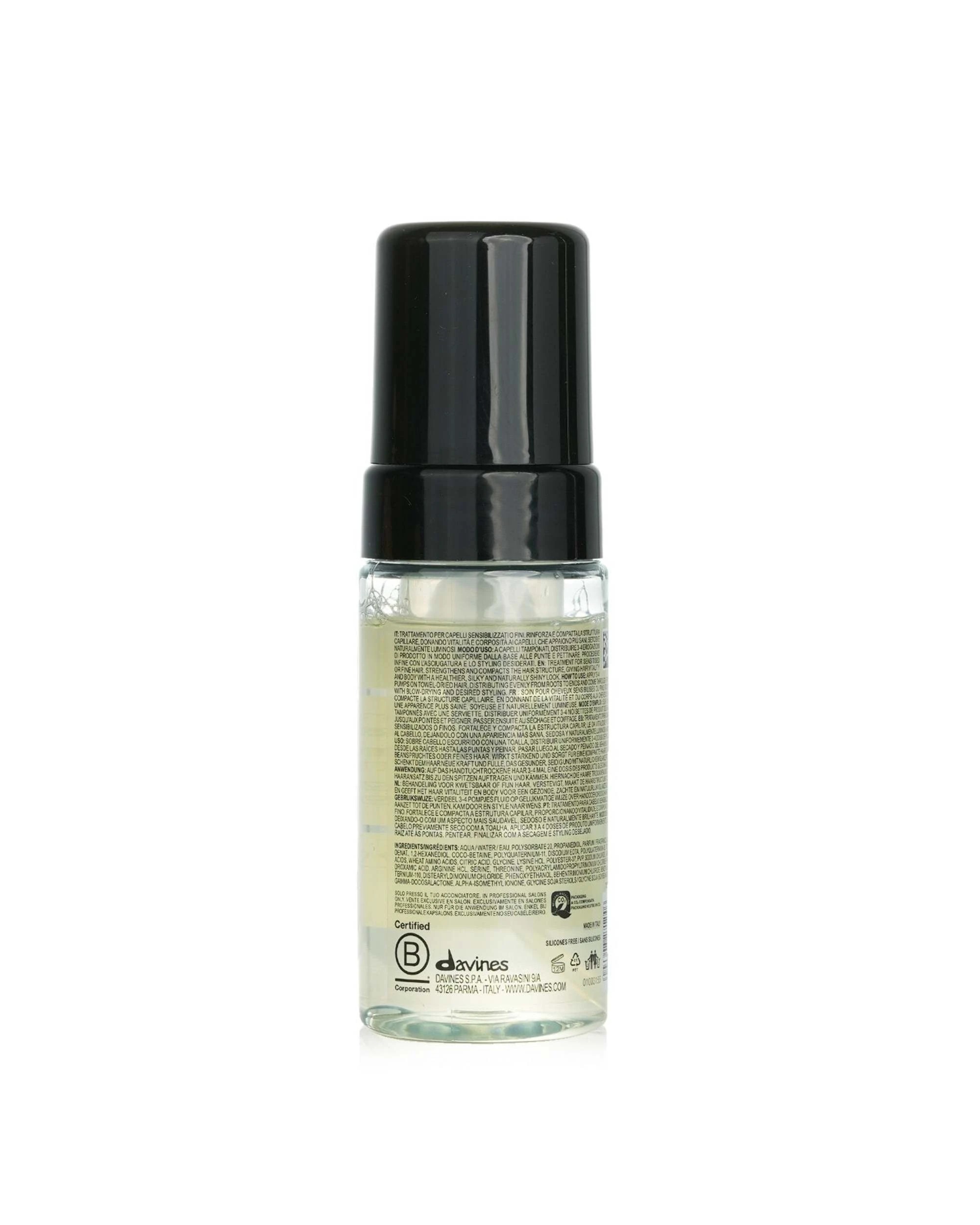 3 Davines Liquid Spell Reinforcing Bodifying Fluid (For Sensitised or Fine Hair)  125ml/4.22oz, 3 of 3