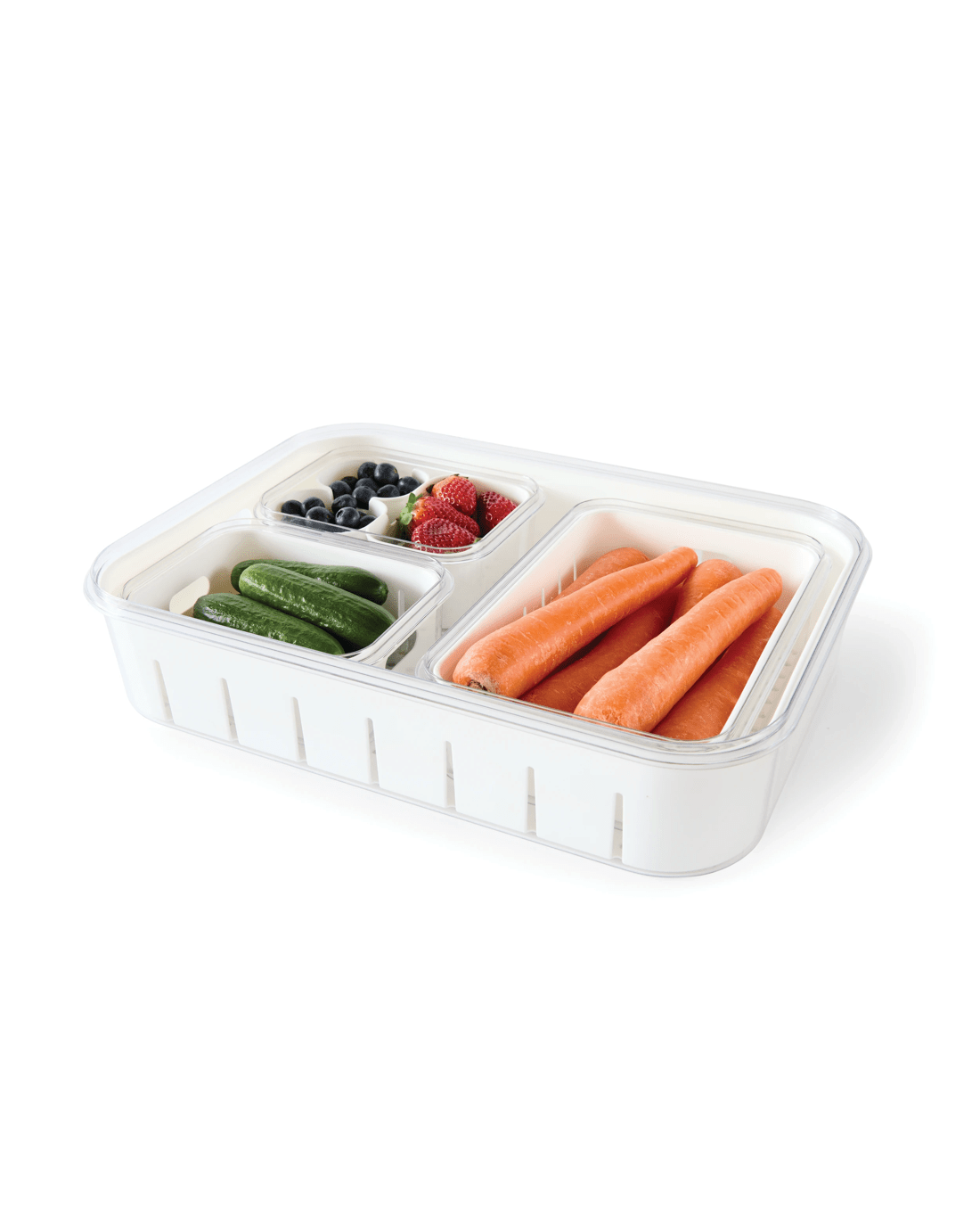 4 Fridge Storage Set - Clear, 4 of 10