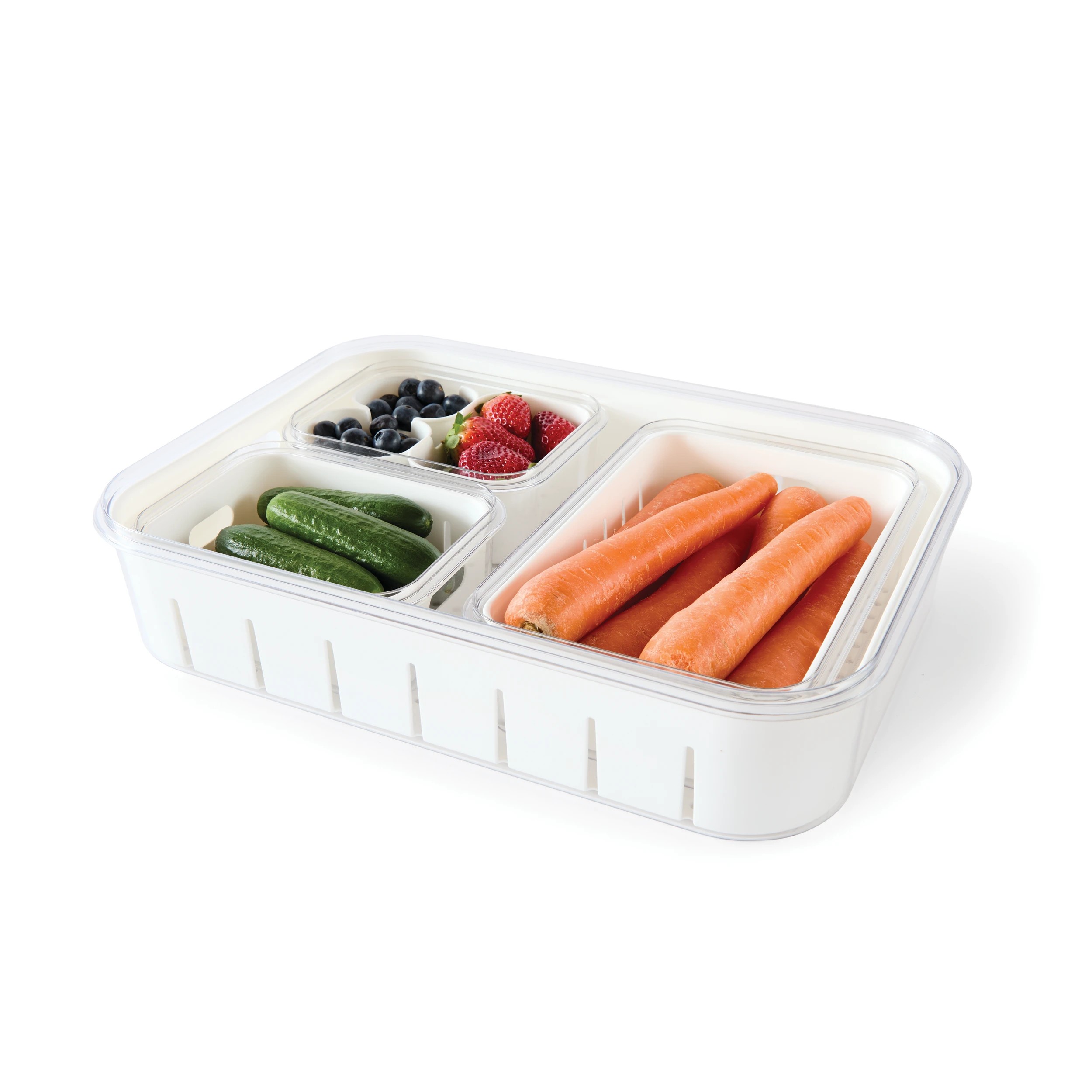 4 Fridge Storage Set - Clear, 4 of 10