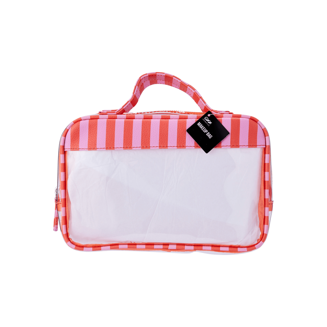 4 OXX Cosmetics Makeup Bag - Pink and Orange, 4 of 4