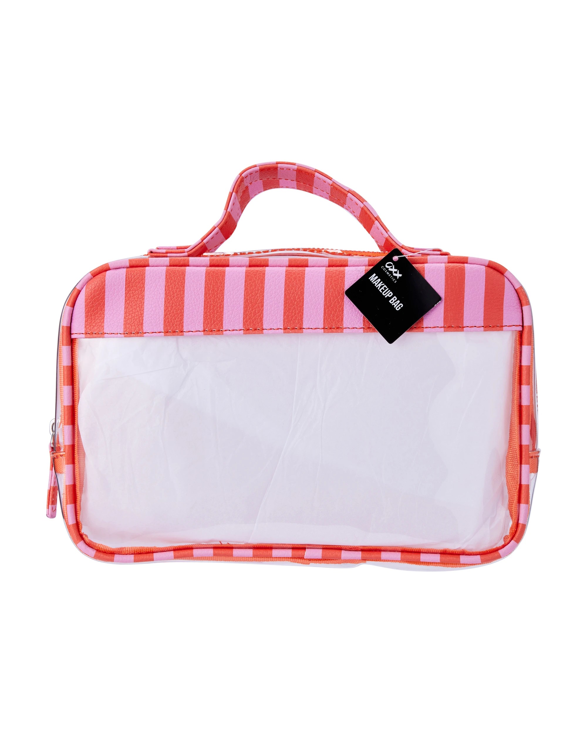 4 OXX Cosmetics Makeup Bag - Pink and Orange, 4 of 4