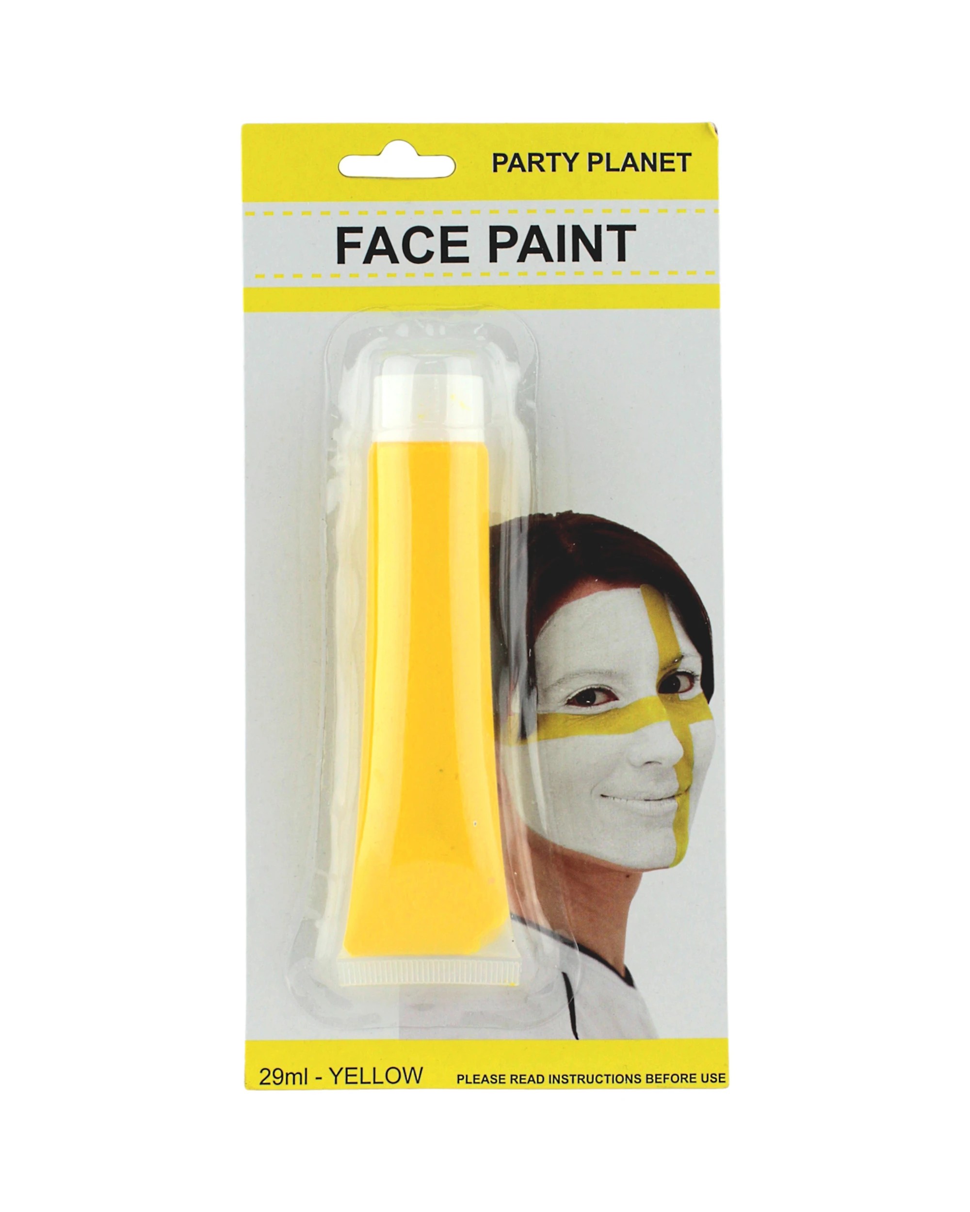 2 Party Planet Face Paint - Yellow, 2 of 3