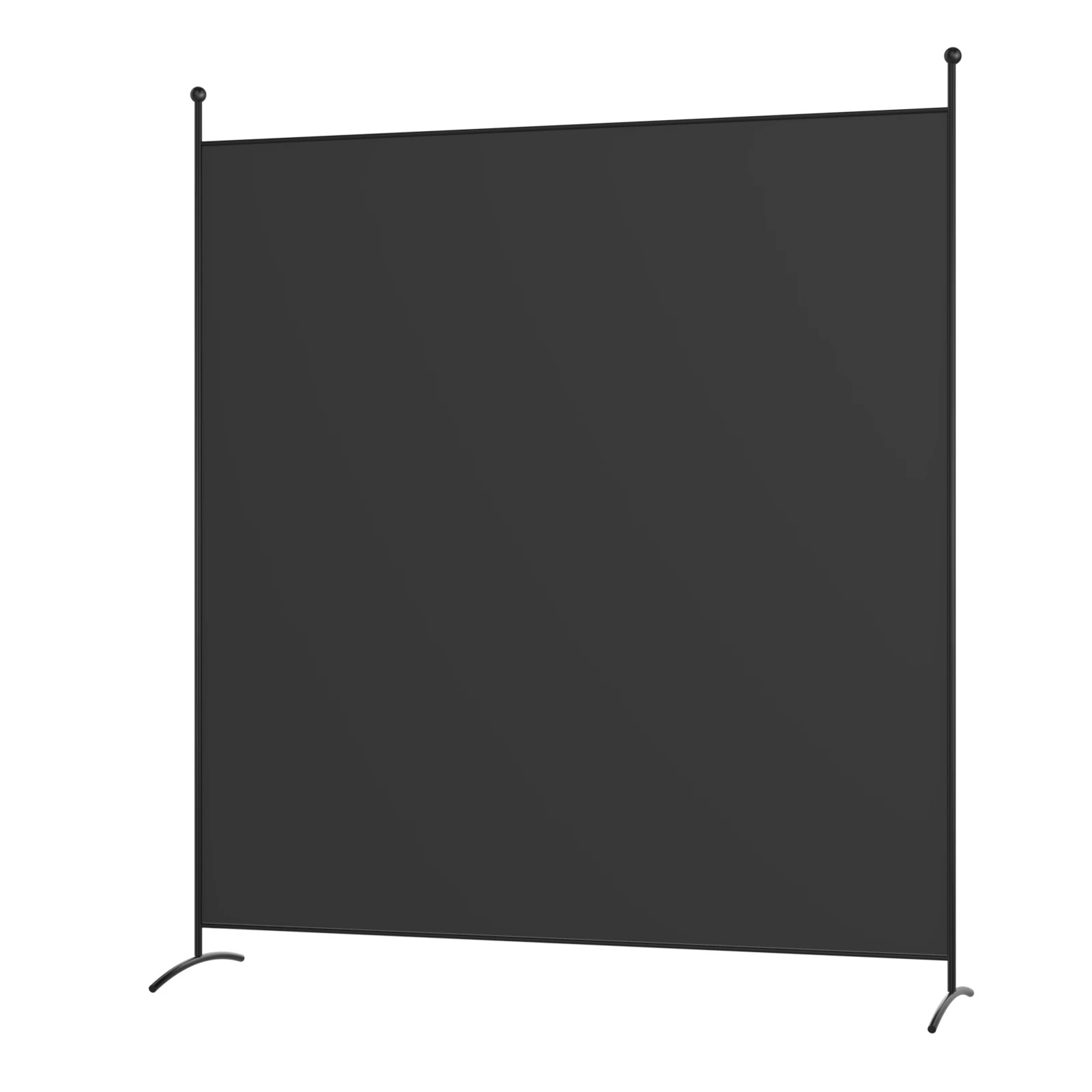 1 Costway 1 Panel Room Divider Wall Partition Stand Privacy Screen Home Office - Black, 1 of 1