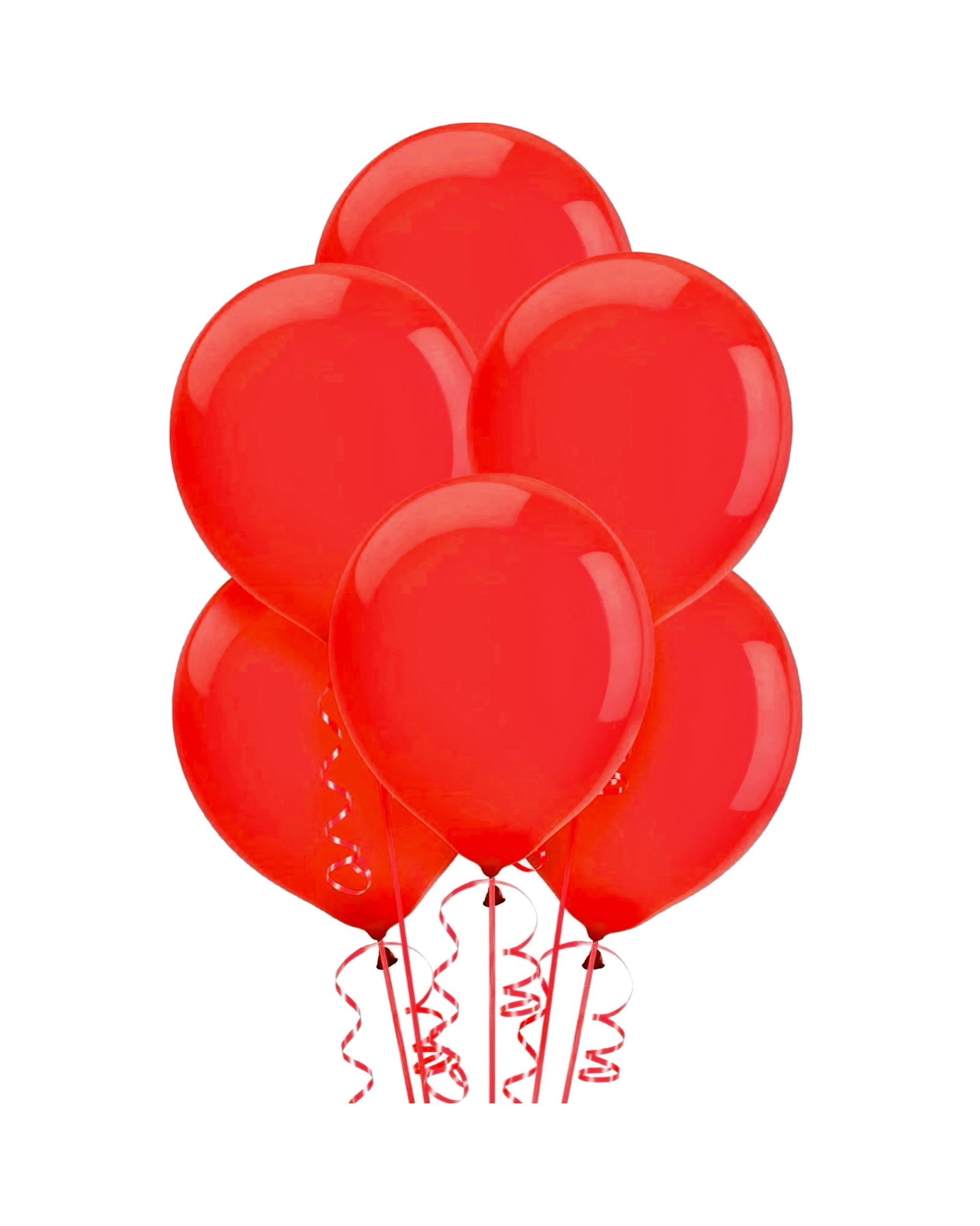 1 Artwrap Balloons 30cm Pack of 20 - Red - Red, 1 of 2