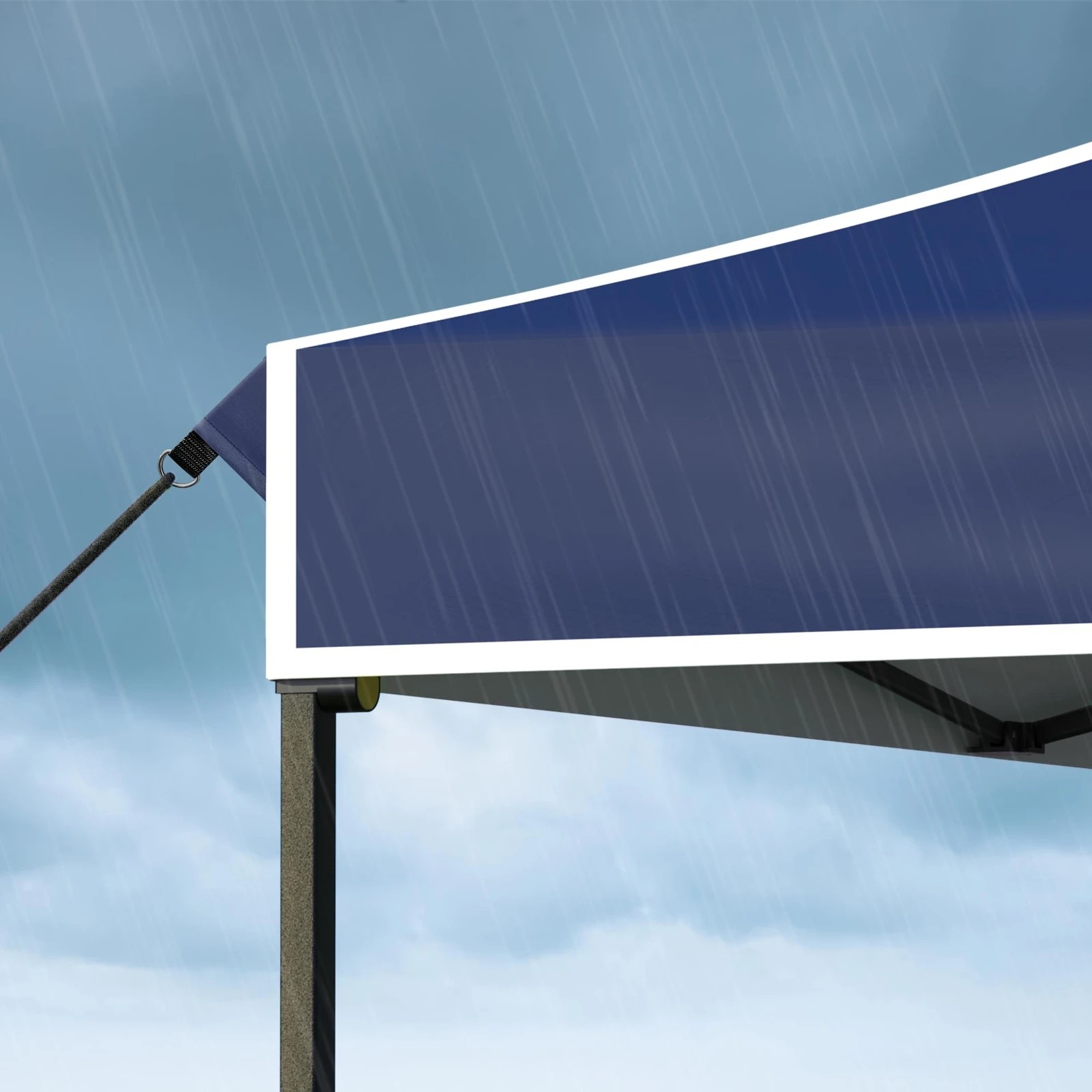 4 Alfordson Gazebo 3x3m Pop Up Marquee Canopy - Blue, 4 of 10