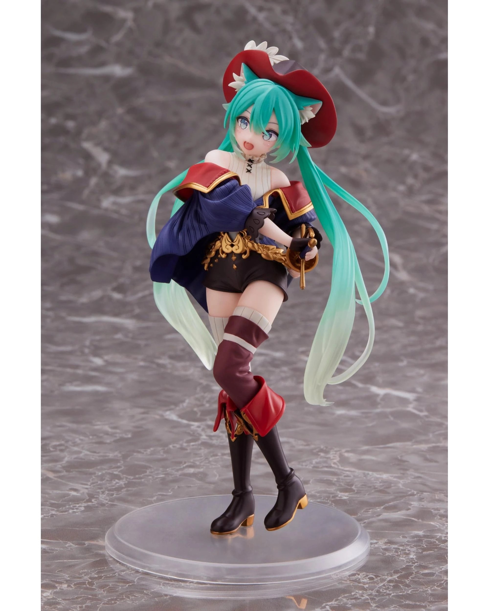 2 Taito Hatsune Miku Wonderland Puss in Boots Figure, 2 of 9
